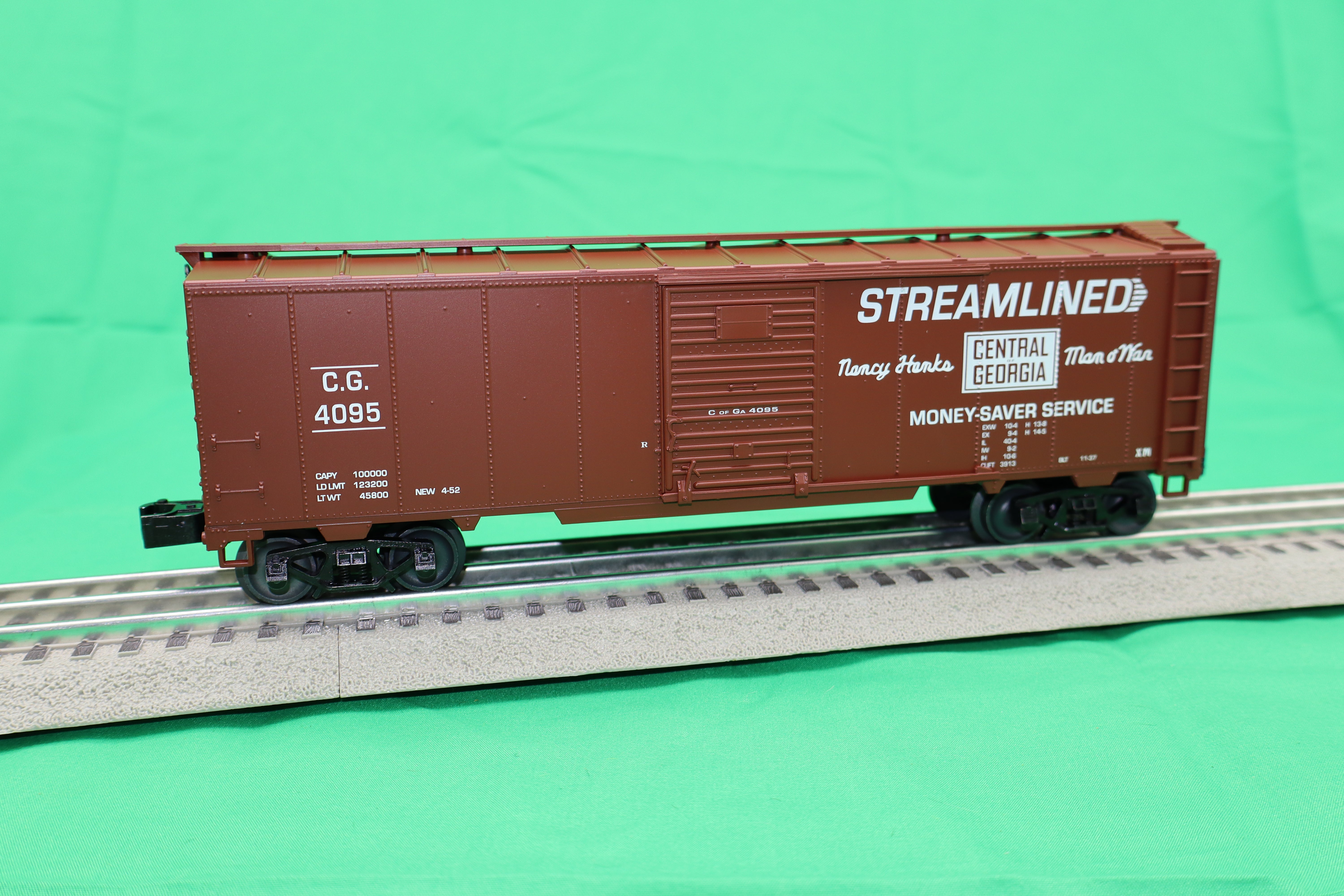 Lionel 2442271 - Steel Side Box Car "Central of Georgia" #4095