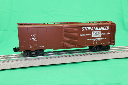 Lionel 2442271 - Steel Side Box Car "Central of Georgia" #4095 - MrMuffin'sTrains