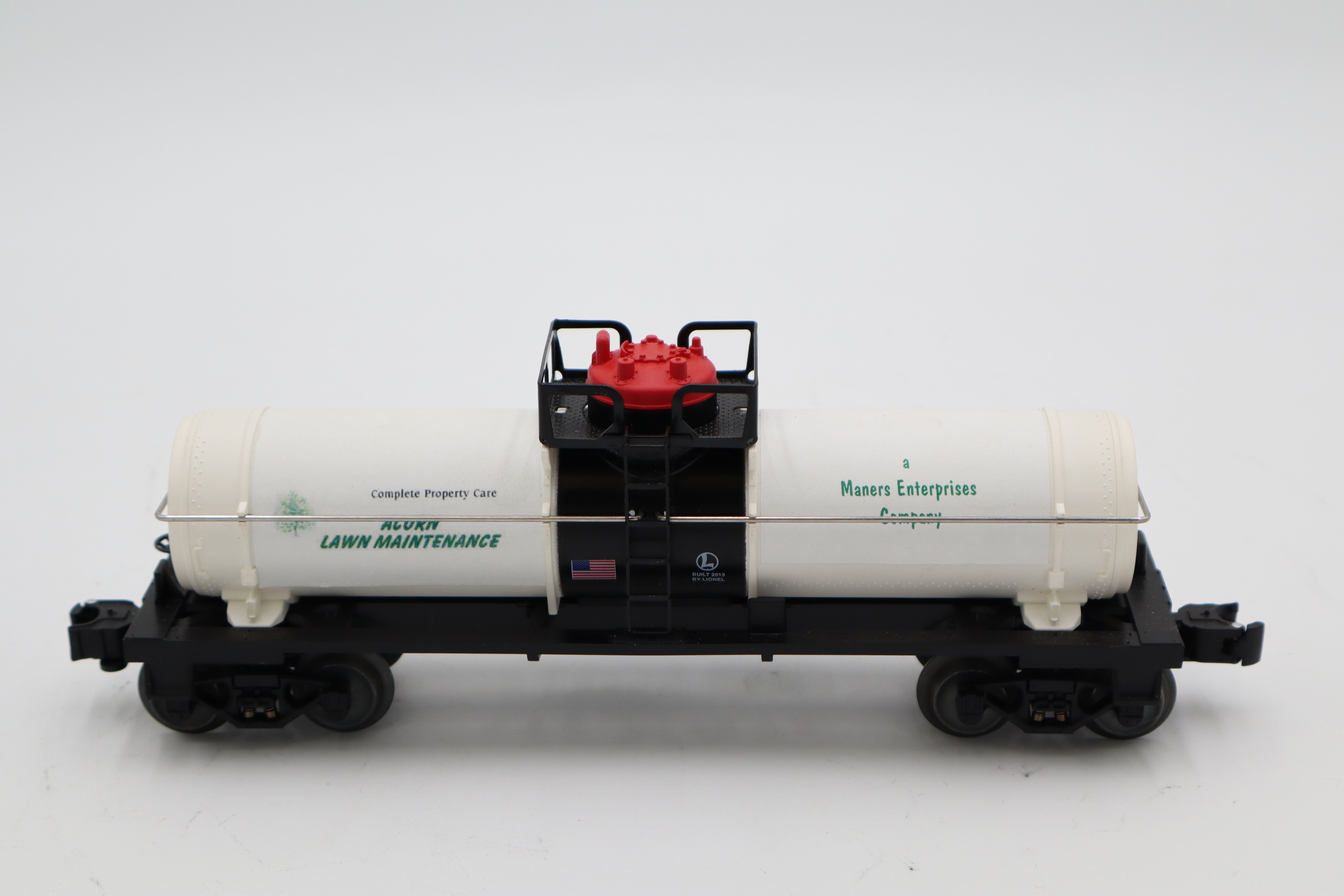 "Acorn Lawn Maintenance" Tank Car- Personalized label -Second hand-M8456