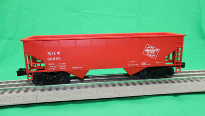 Lionel 2442339 - 2-Bay AAR Hopper Car "Milwaukee Road" #96885 - MrMuffin'sTrains