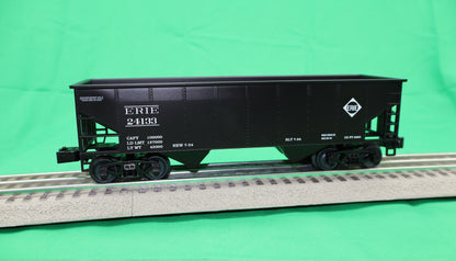 Lionel 2442310 - 2-Bay AAR Hopper Car "Erie" (3-Car) Set #1 - MrMuffin'sTrains