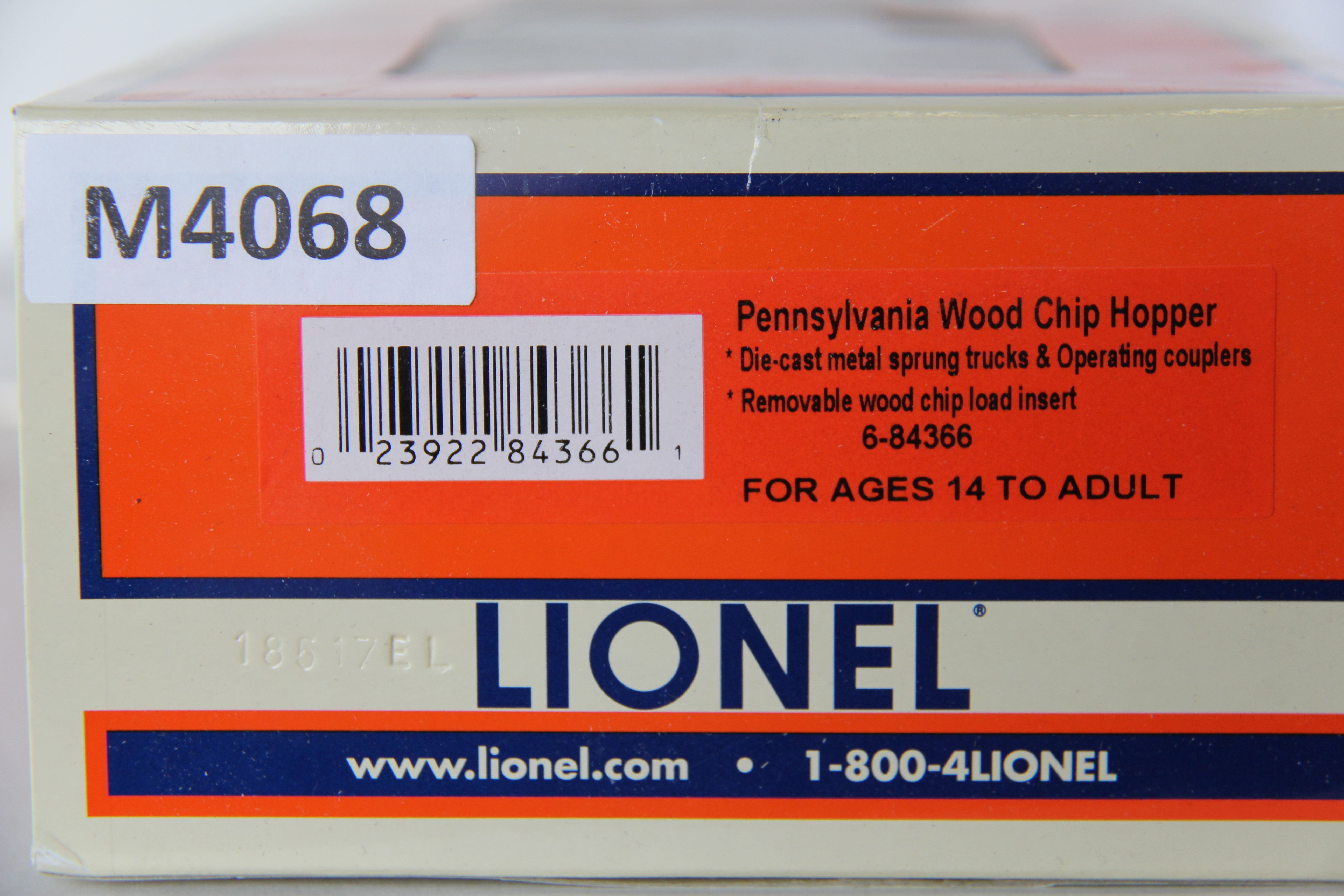 Lionel 6-84366 Pennsylvania Wood Chip Hopper-Second hand-M4068
