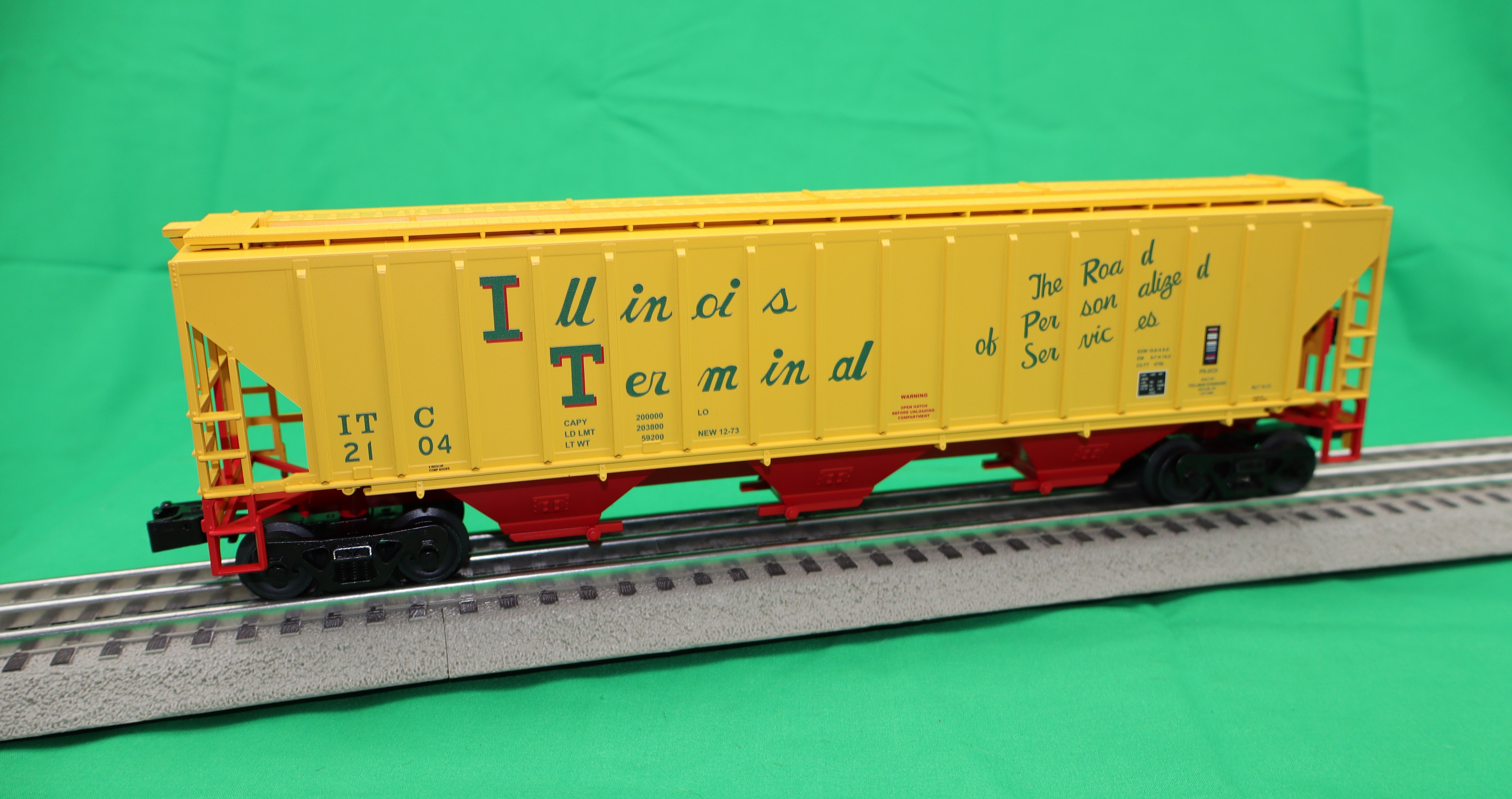 Lionel 2442120 - PS-2CD Covered Hopper "Illinois Terminal" (3-Car)