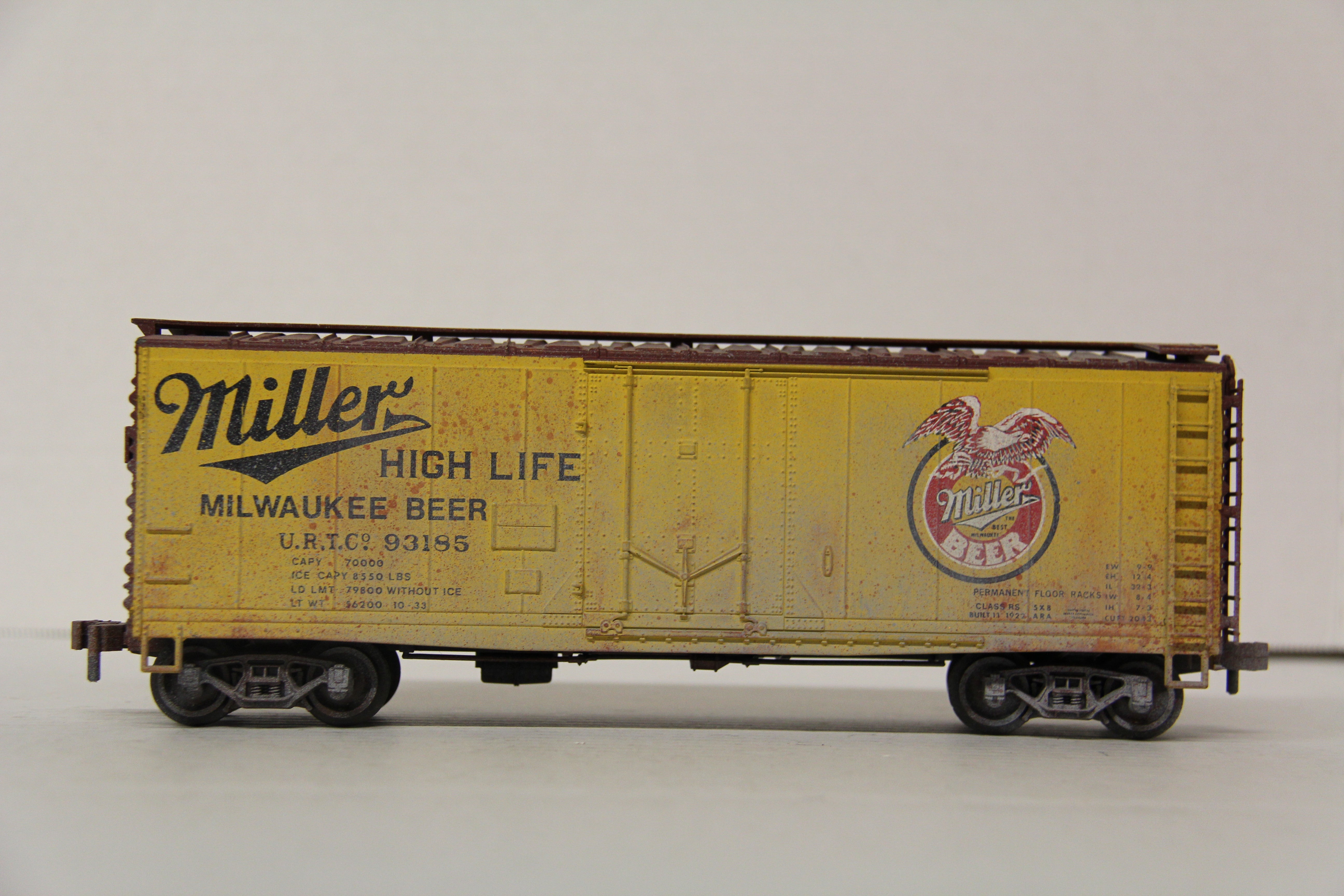 Atlas #6714 Miller High Life WEATHERED Reefer-Second hand-M6199