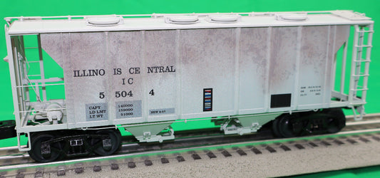 Lionel 2426651 - PS-2 Covered Hopper Car "Illinois Central" #55012 (Rusty but Trusty) - MrMuffin'sTrains