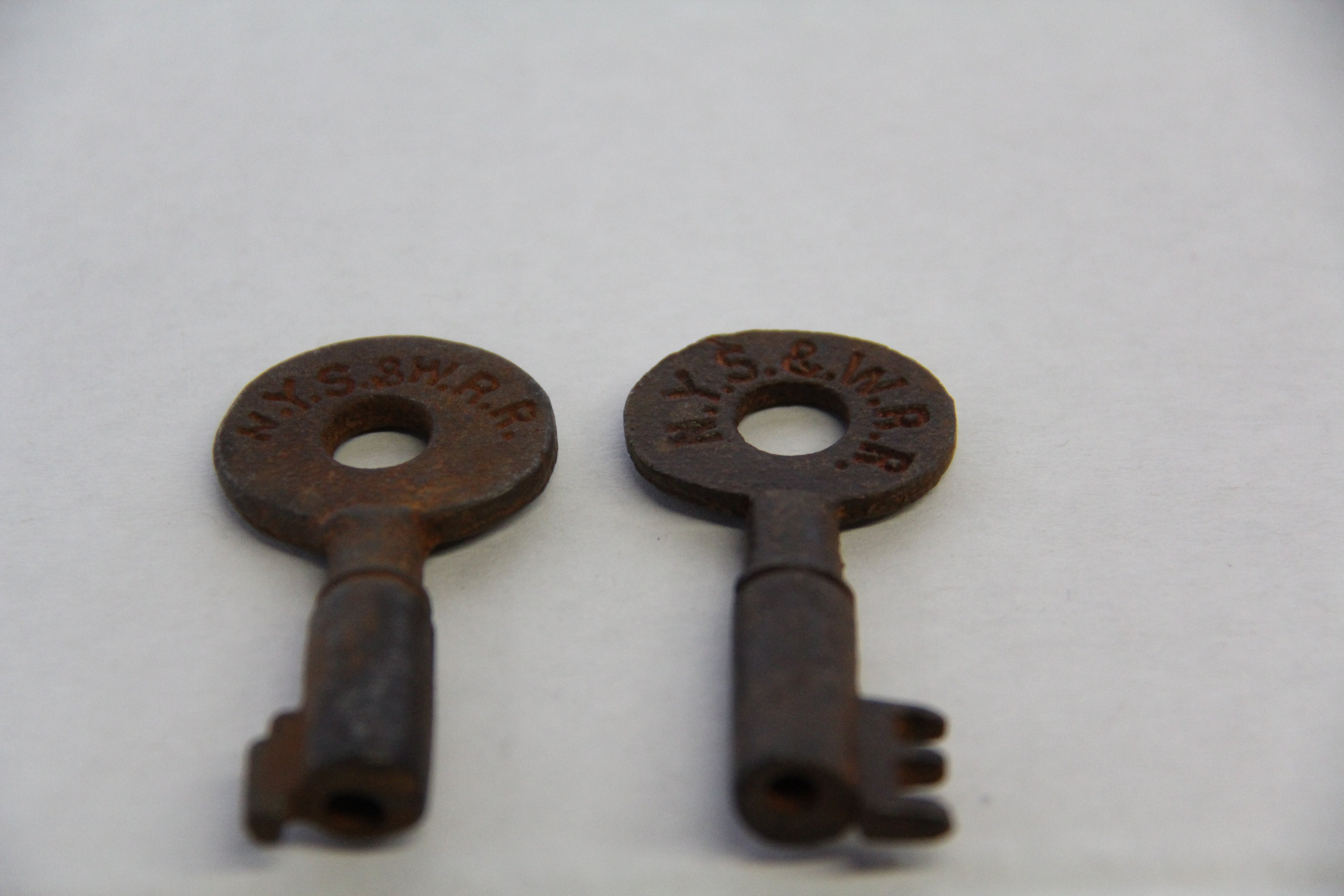 New York, Susquehanna and Western Railway (NYS&WRR) Switch Keys-2 Set-Second hand-M7479 - MrMuffin'sTrains