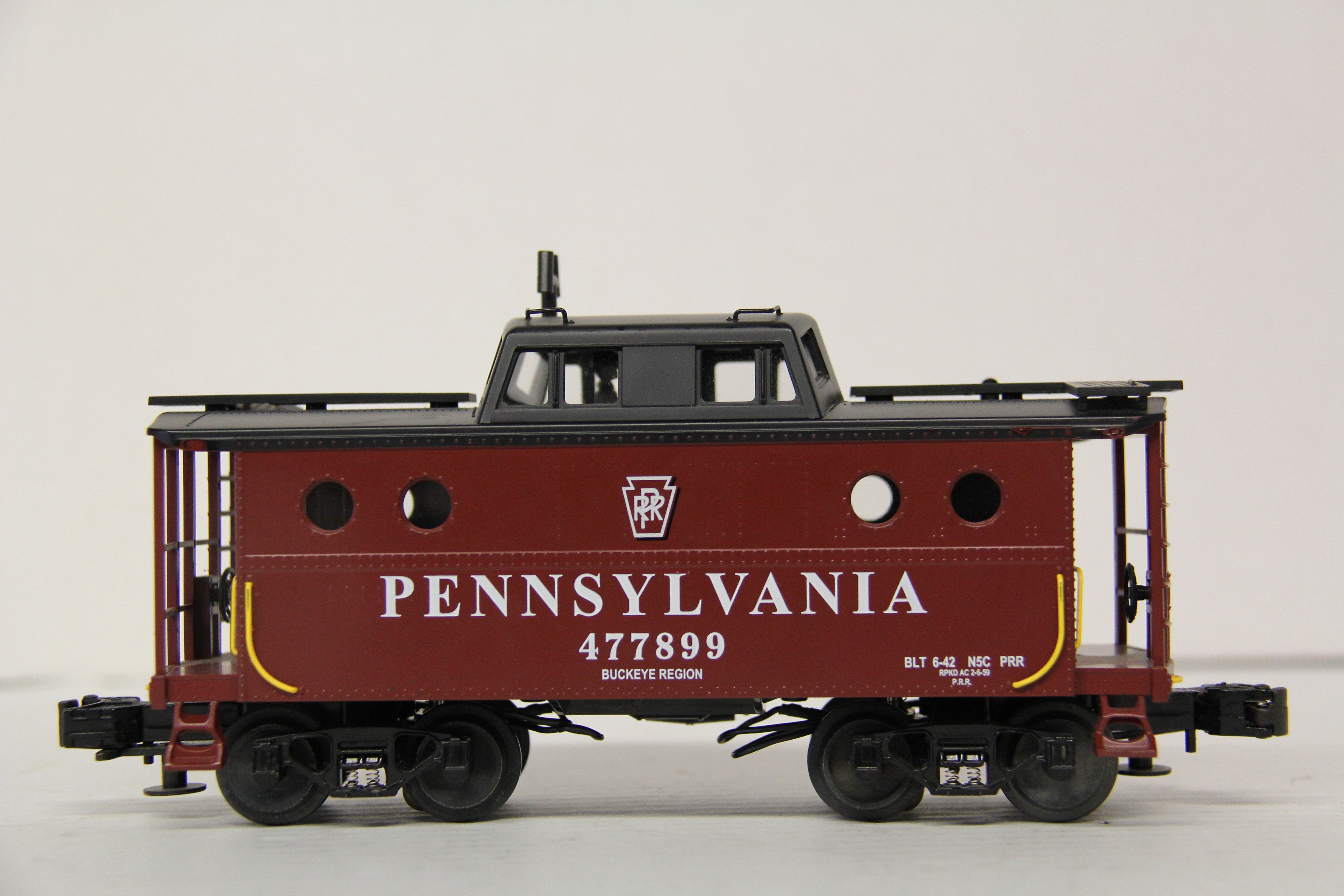 Rail King Pennsylvania N5C Lighted Caboose #477899-Second hand-M6202