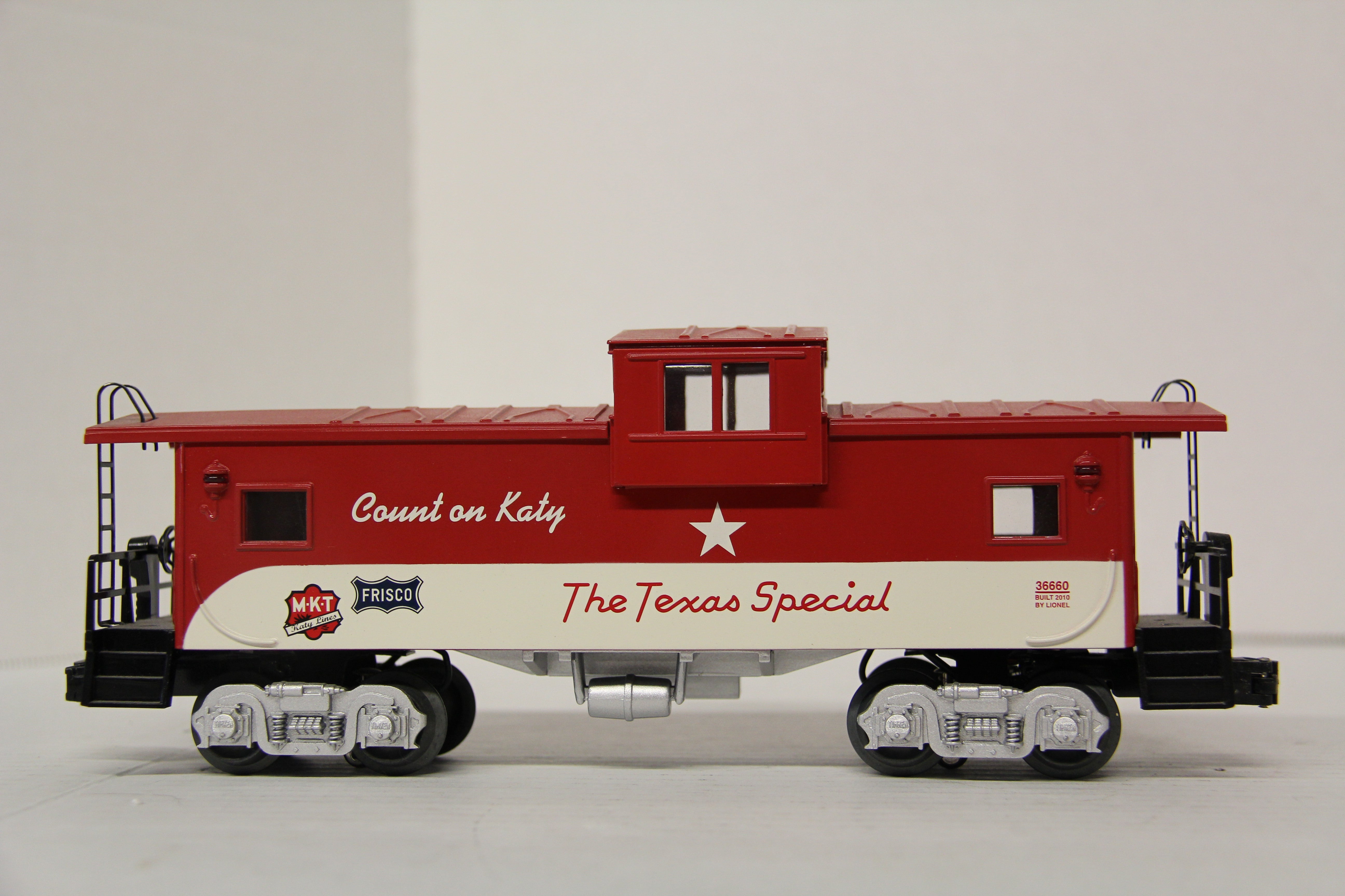 Lionel 6-36660 Texas Special MKT Frisco Extended Vision Caboose#36660-Second hand-M6205