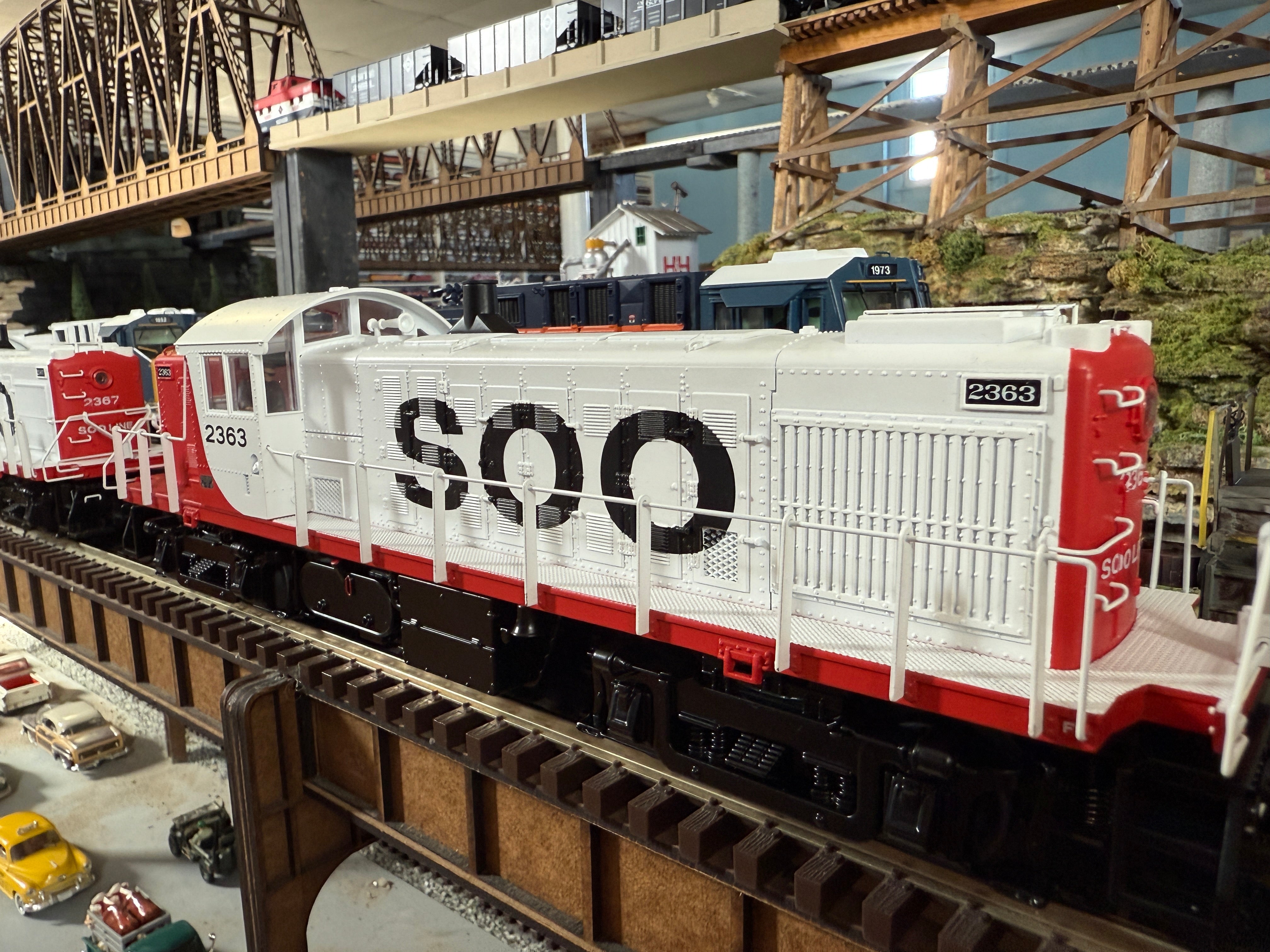 MTH 30-21295-1 - Alco RS-1 Diesel Engine "SOO Line" #2363 w/ PS3 - Custom Run for MrMuffin's Trains