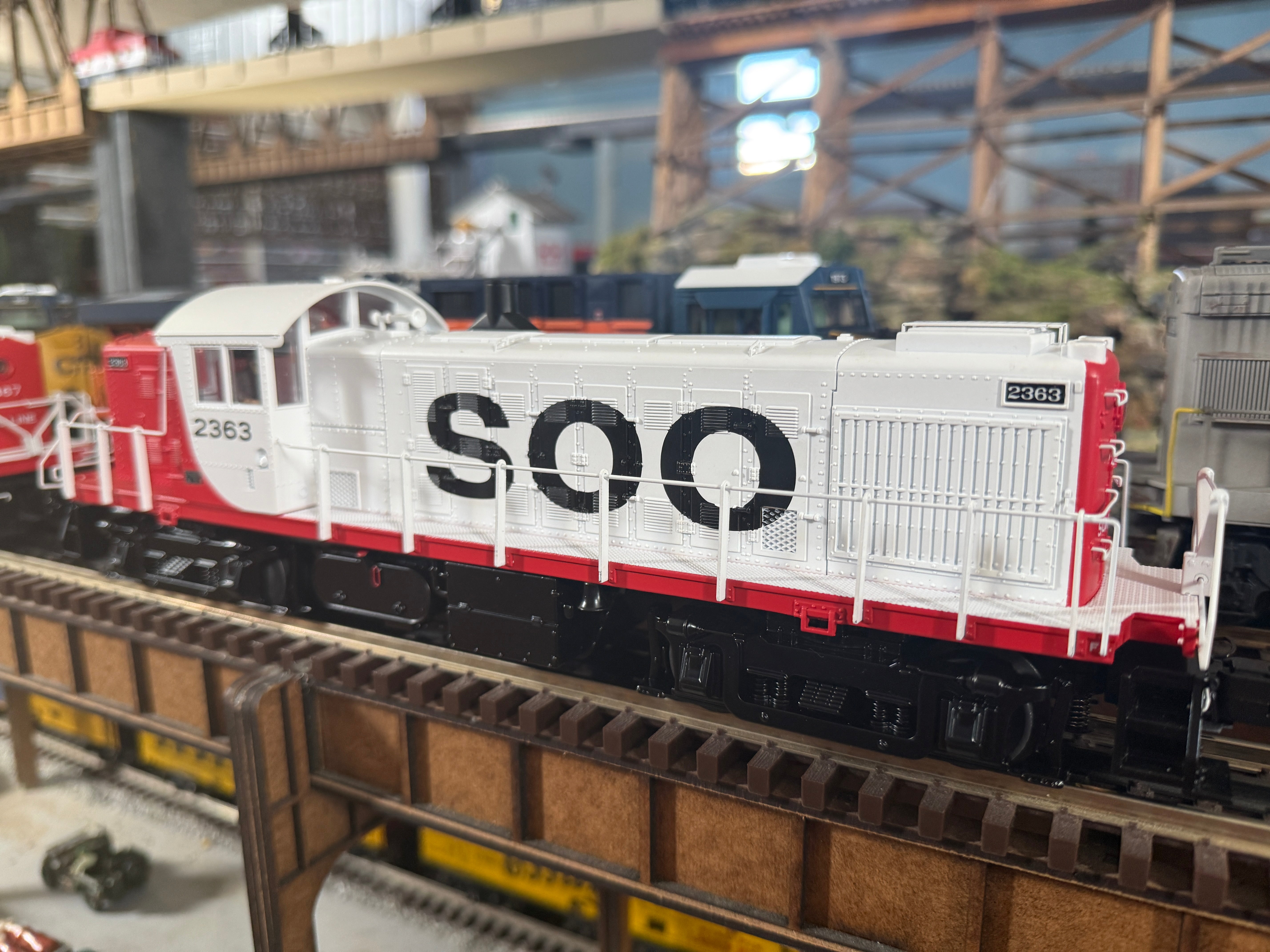 MTH 30-21295-1 - Alco RS-1 Diesel Engine "SOO Line" #2363 w/ PS3 - Custom Run for MrMuffin's Trains