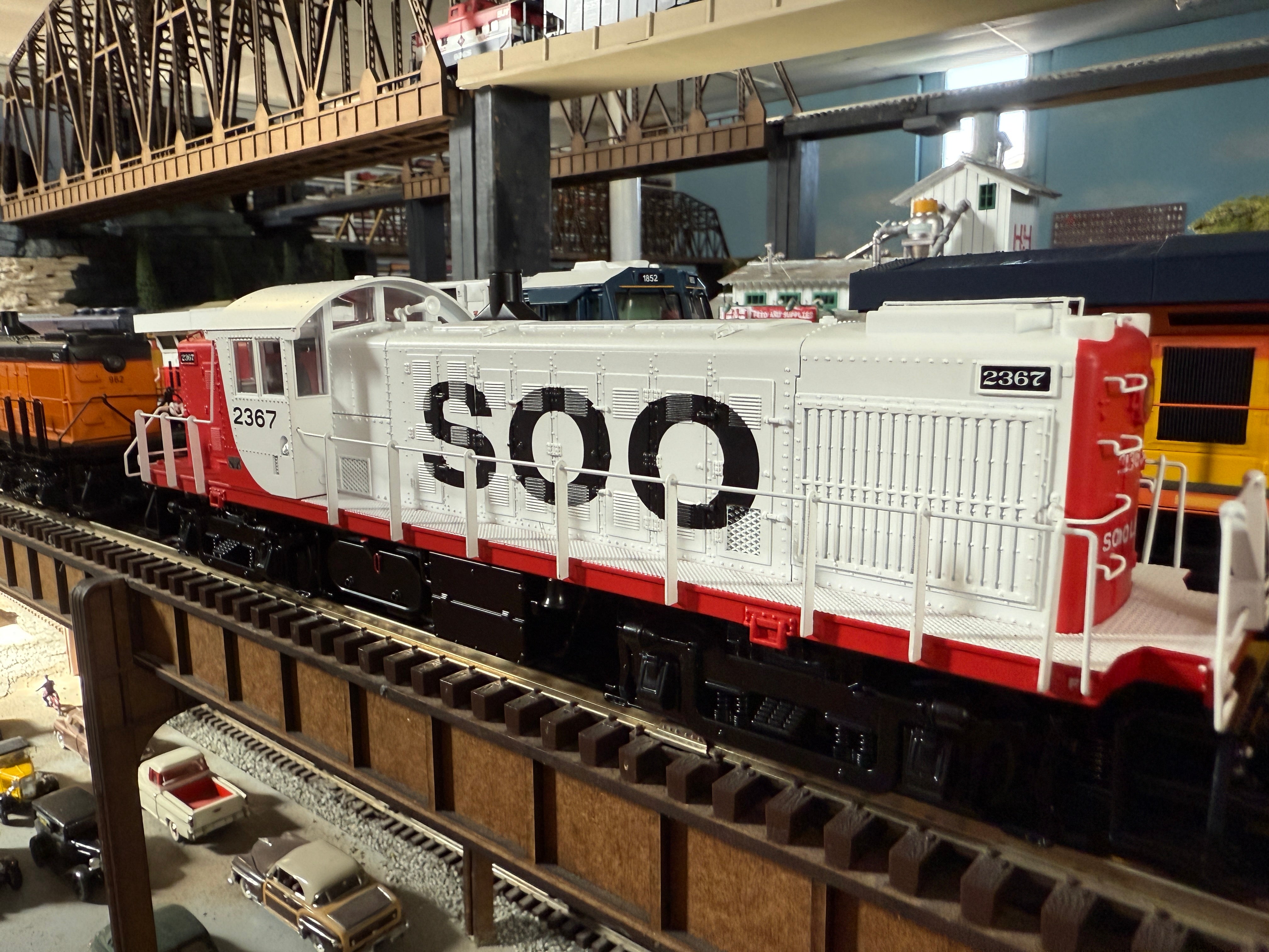 MTH 30-21296-1 - Alco RS-1 Diesel Engine "SOO Line" #2367 w/ PS3 - Custom Run for MrMuffin's Trains