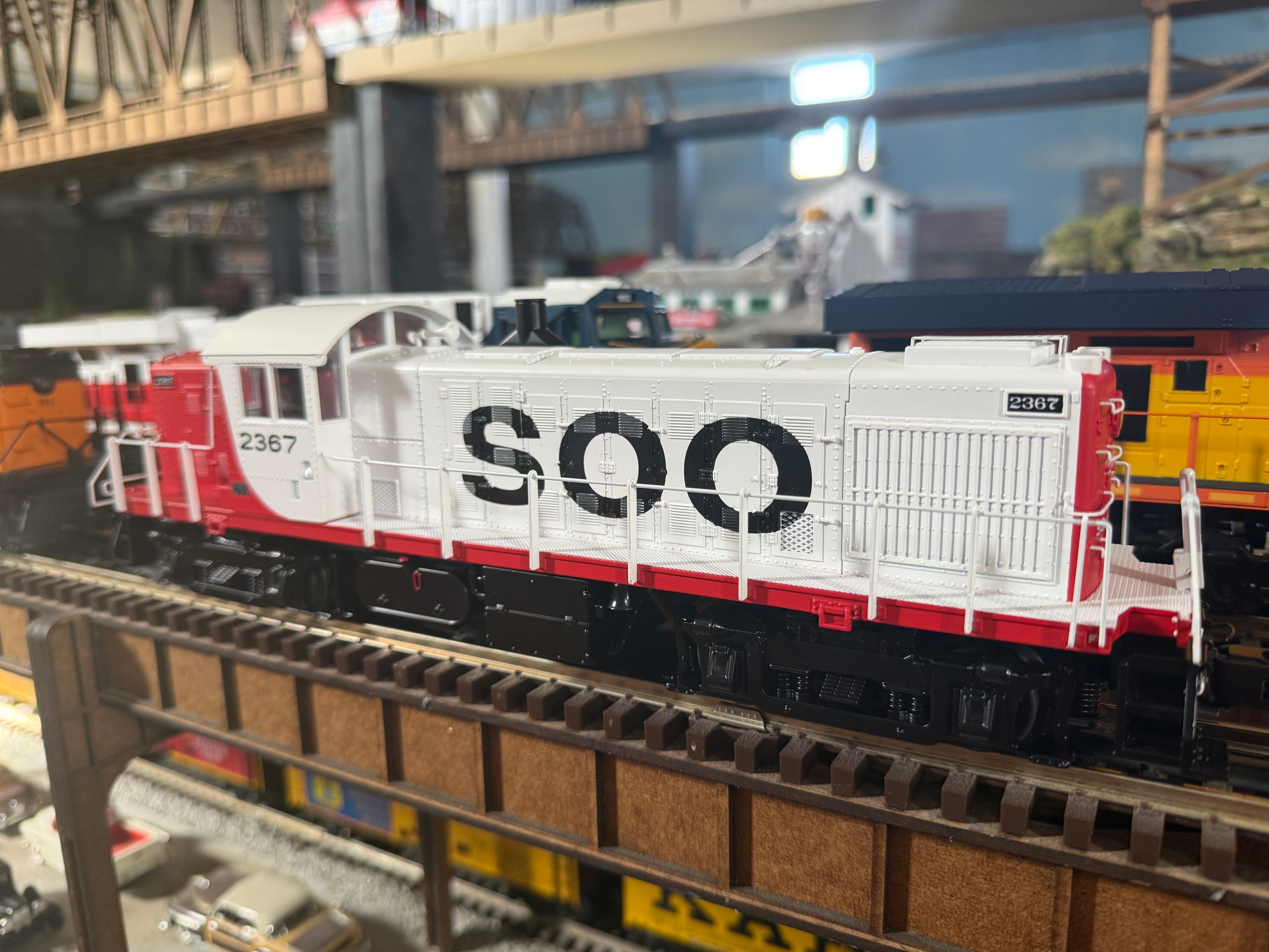 MTH 30-21296-1 - Alco RS-1 Diesel Engine "SOO Line" #2367 w/ PS3 - Custom Run for MrMuffin's Trains