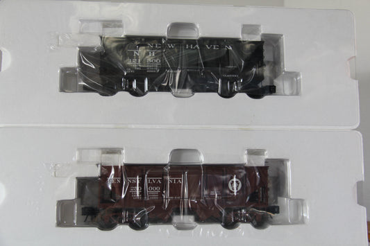 Atlas #8475 Special PRR/ NH 55' Ton Panel Side Hopper 2 Pack-Second hand-M3601