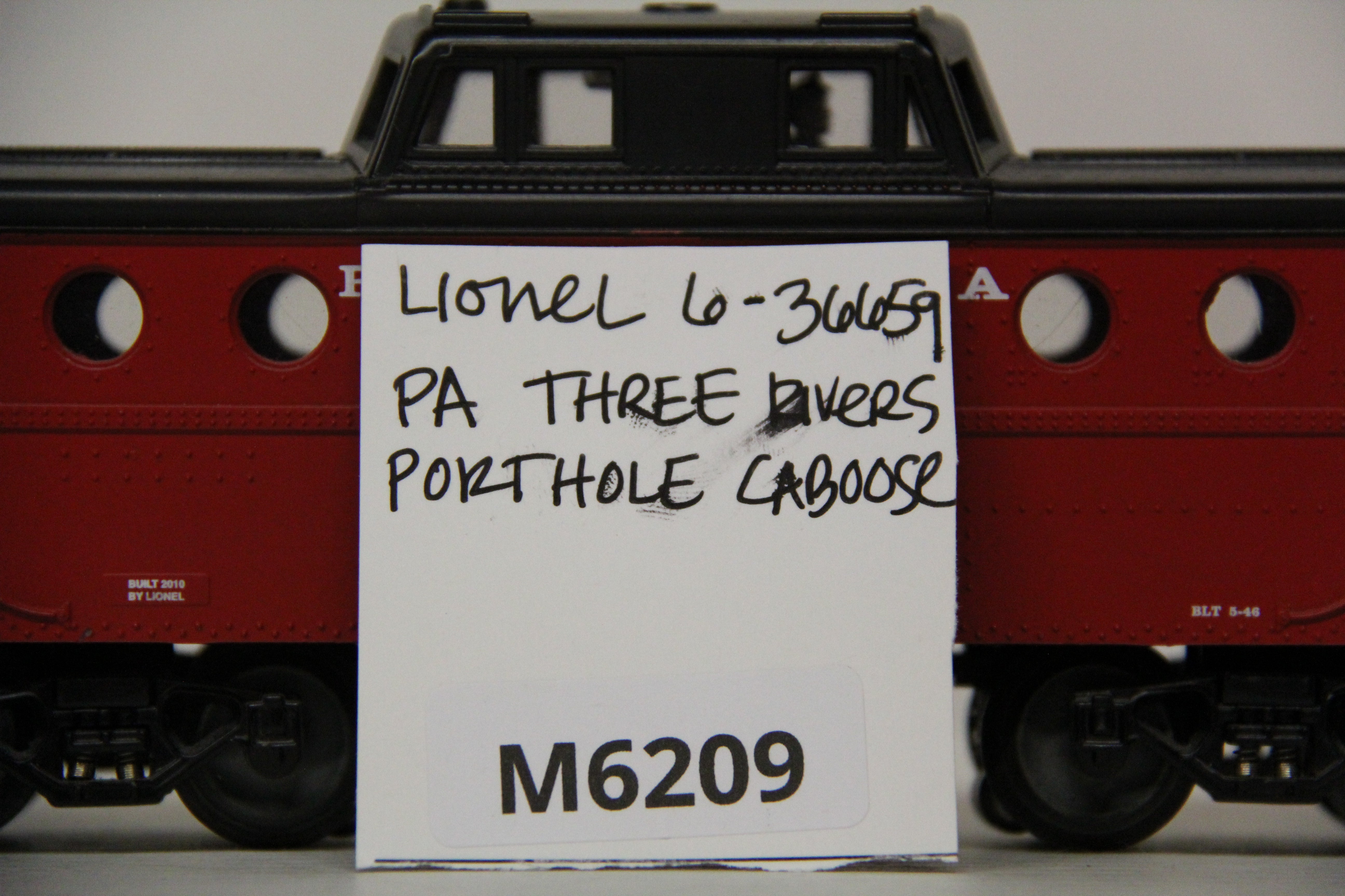 Lionel 6-26659 Pennsylvania Three Rivers Porthole Caboose-Second hand-M6209