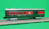 Lionel 2427980 - "North Pole Central" Sleigh Bell Limited Streamlined Passenger Car (2-Car) Add-On