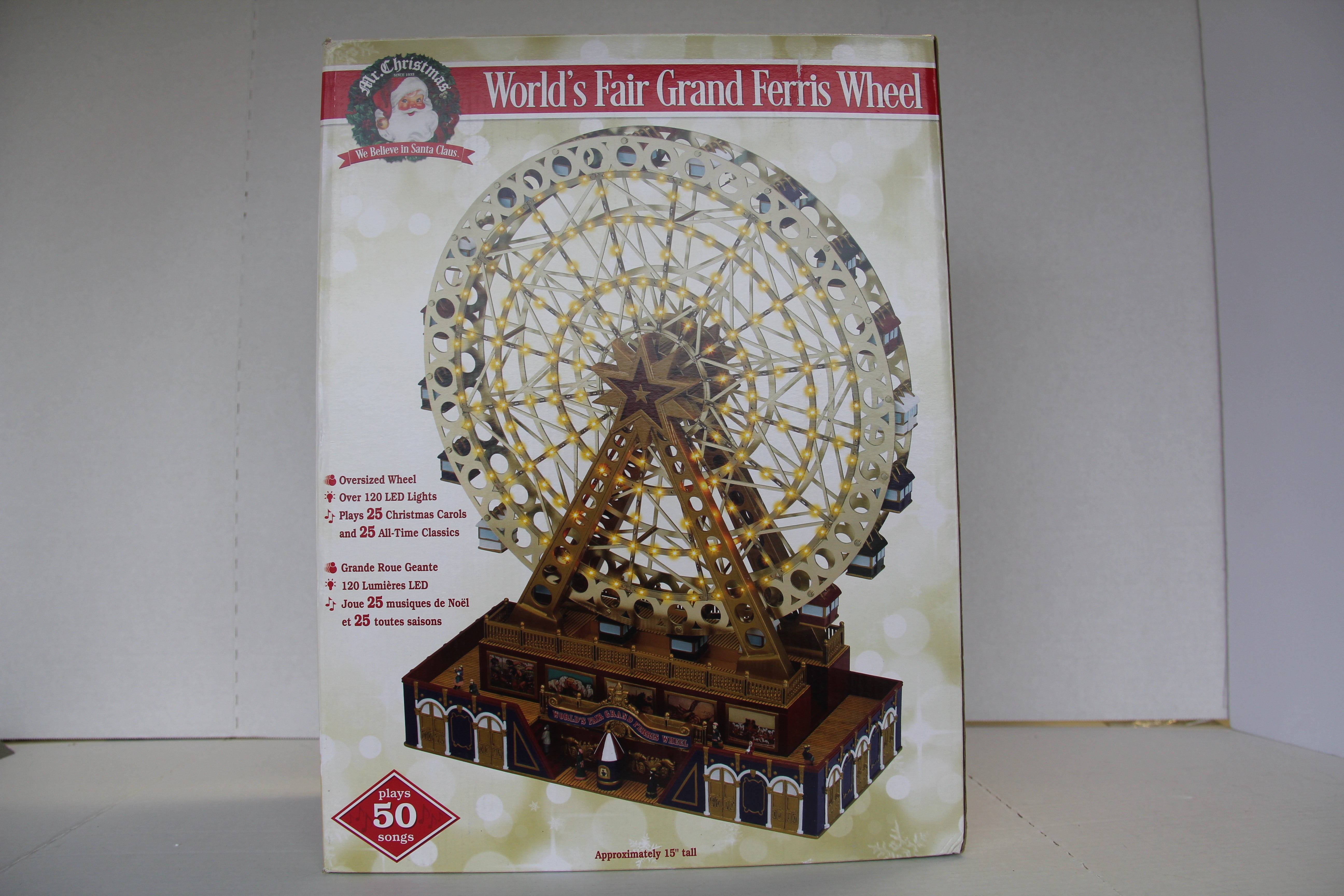Mr. Christmas World's Fair Grand Ferris Wheel-Second hand-M3899