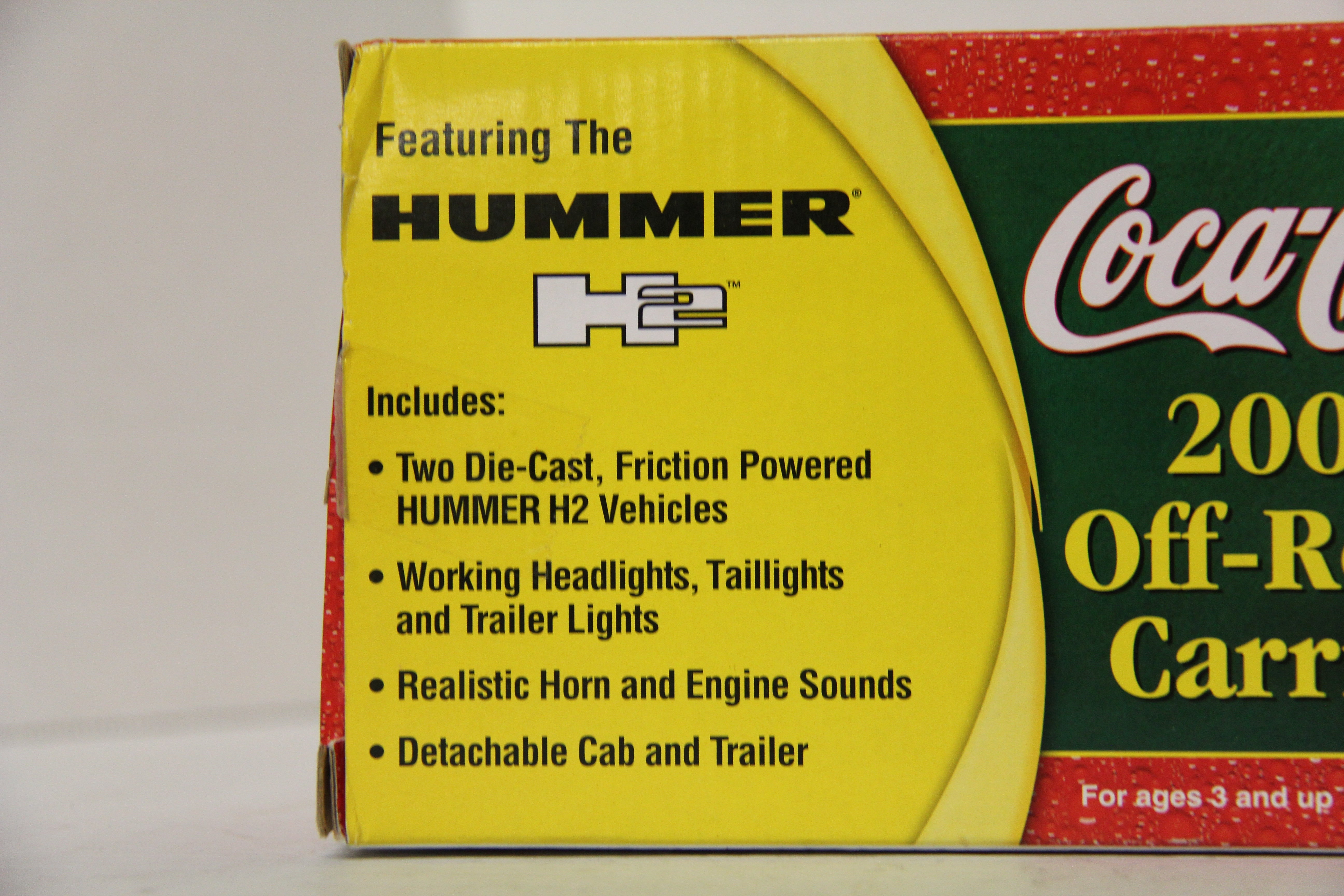 GM 2003 Coke Off Road Carrier with Hummers Limited Edition-Second hand-M6223