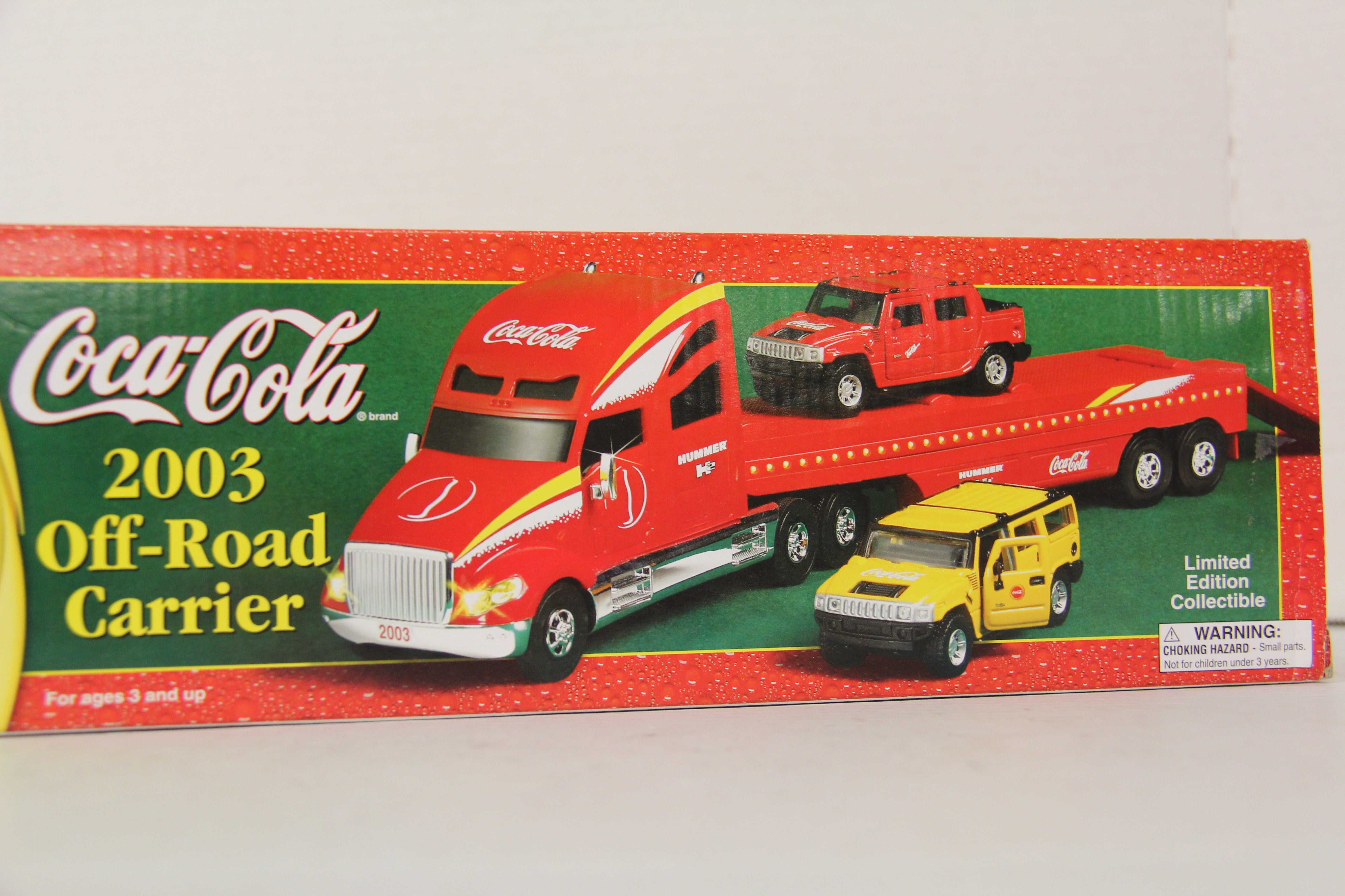 GM 2003 Coke Off Road Carrier with Hummers Limited Edition-Second hand-M6223