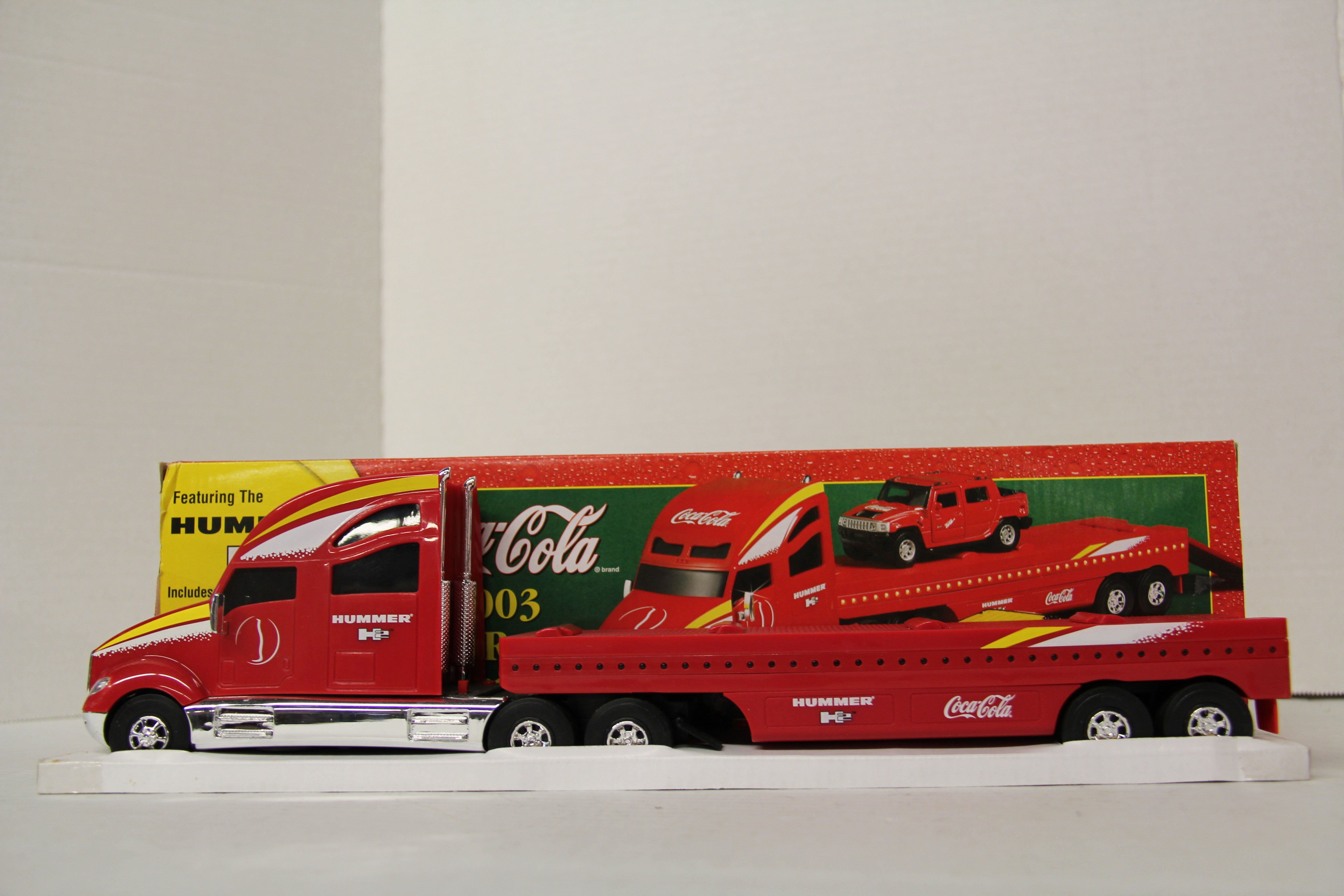 GM 2003 Coke Off Road Carrier with Hummers Limited Edition-Second hand-M6223