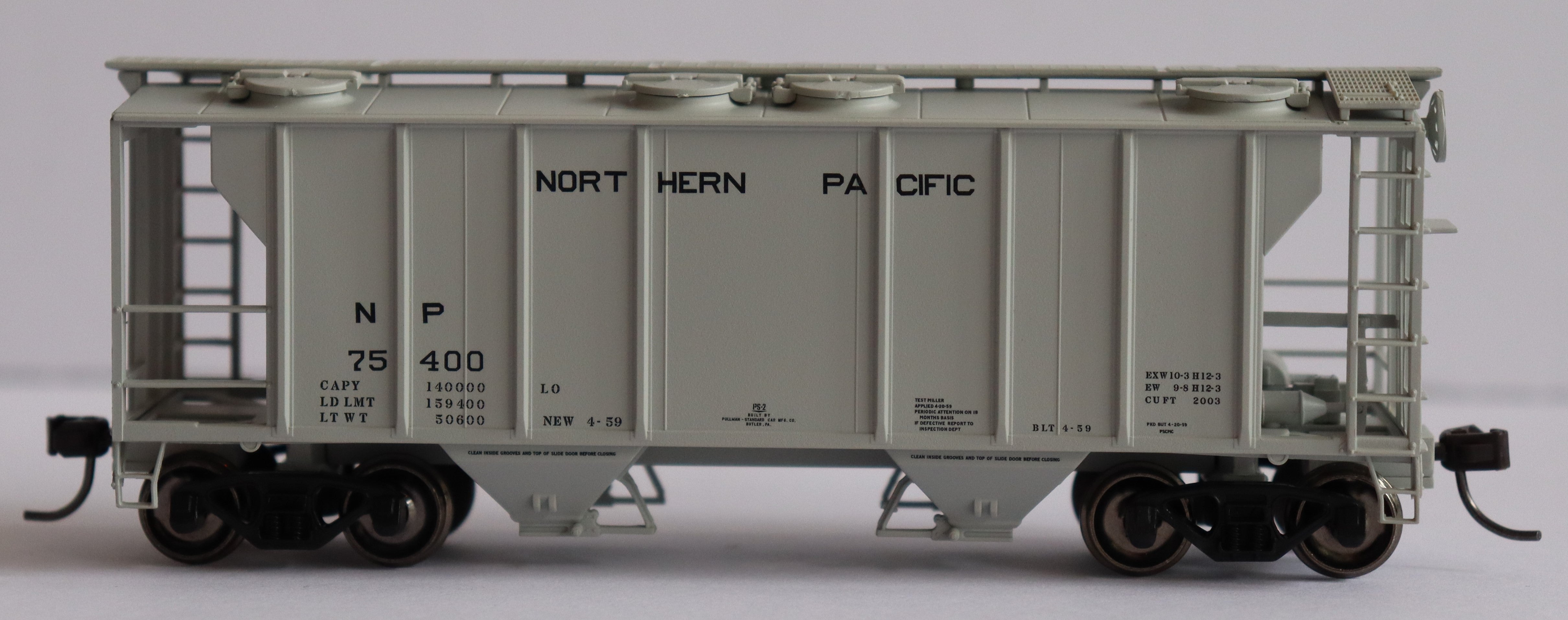 Atlas AHO-20006566 HO TM PS-2 COVERED HOPPER NORTHERN PACIFIC #75446