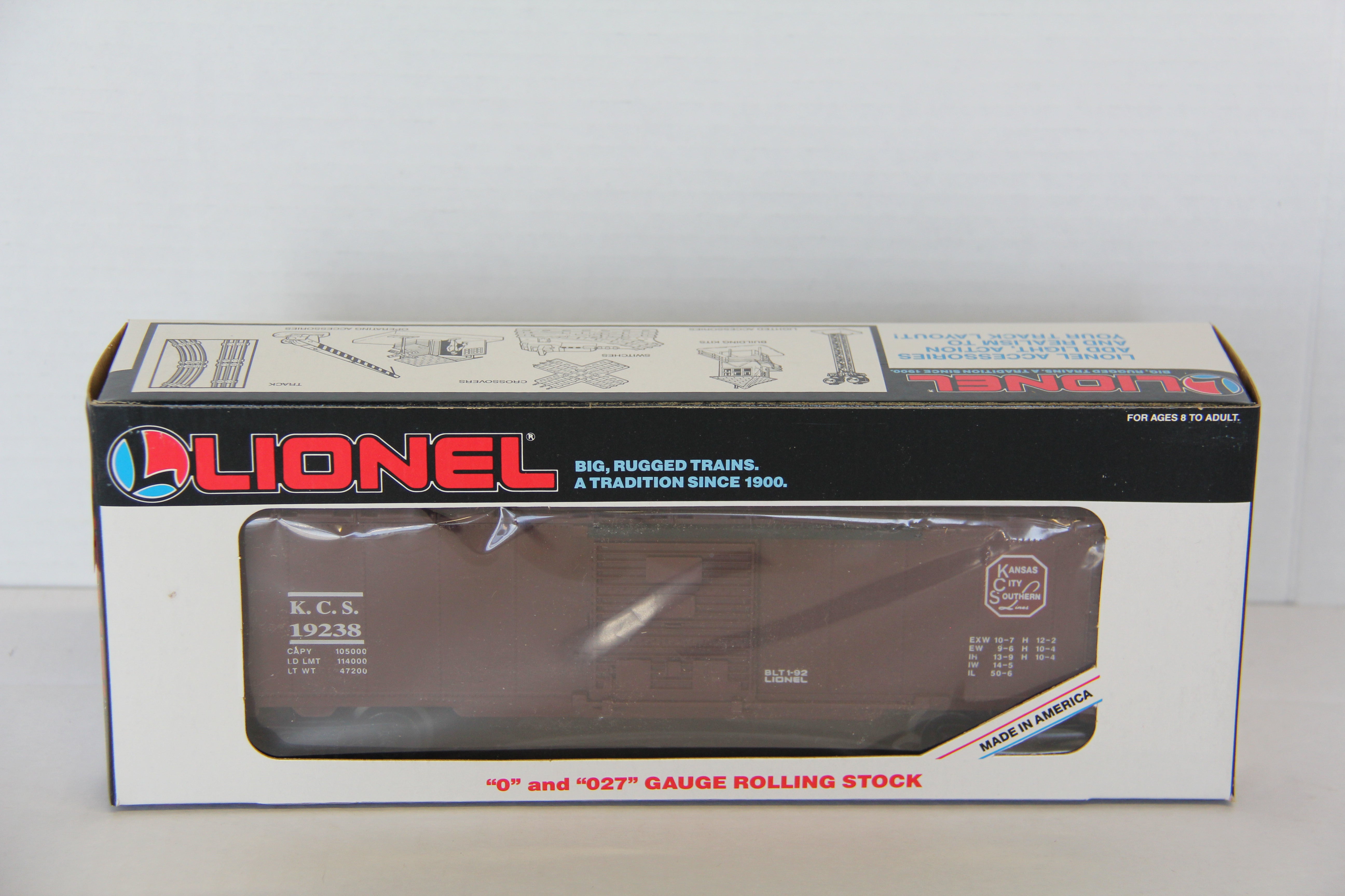 Lionel 6-19238 Kansas City Southern Boxcar-Second hand-M7490