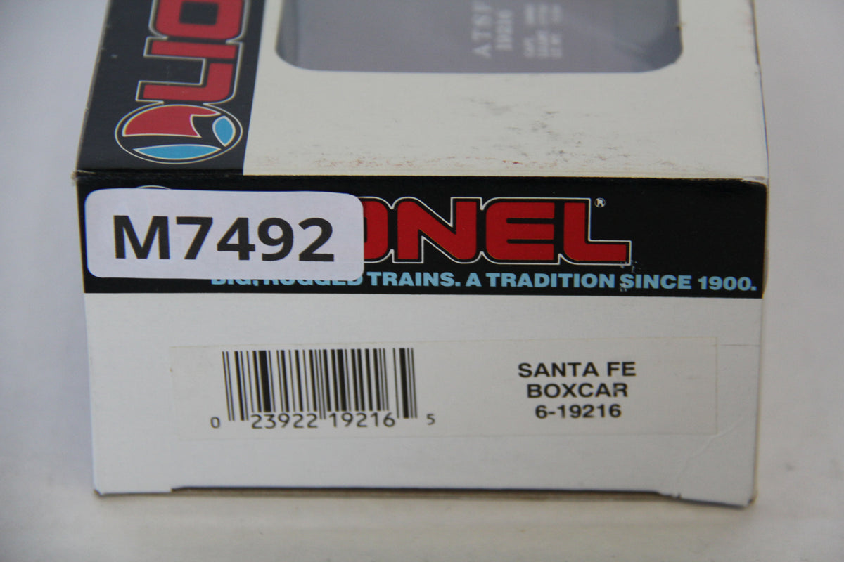 Lionel 6-19216 Santa Fe Boxcar-Second hand-M7492
