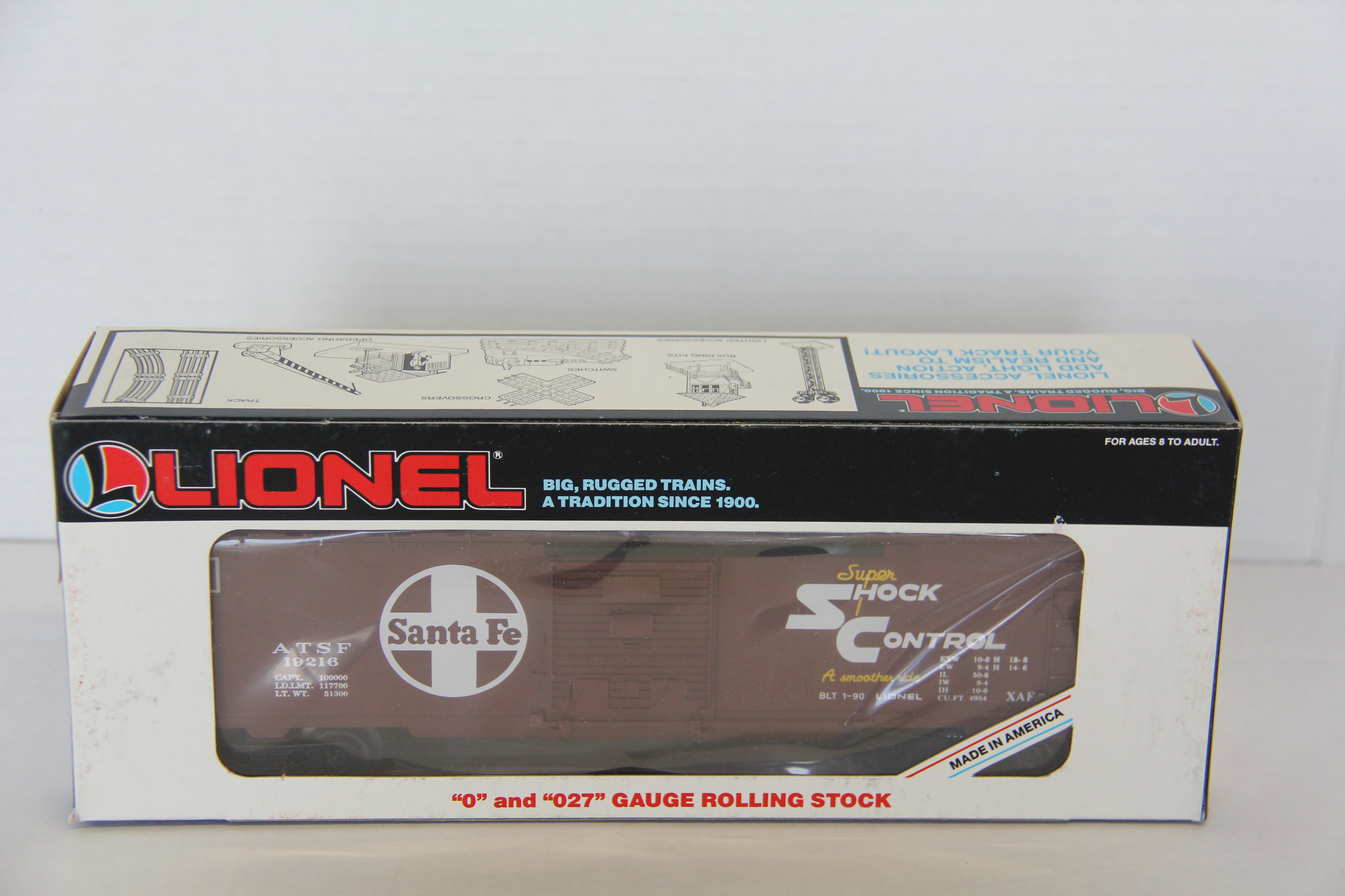 Lionel 6-19216 Santa Fe Boxcar-Second hand-M7492