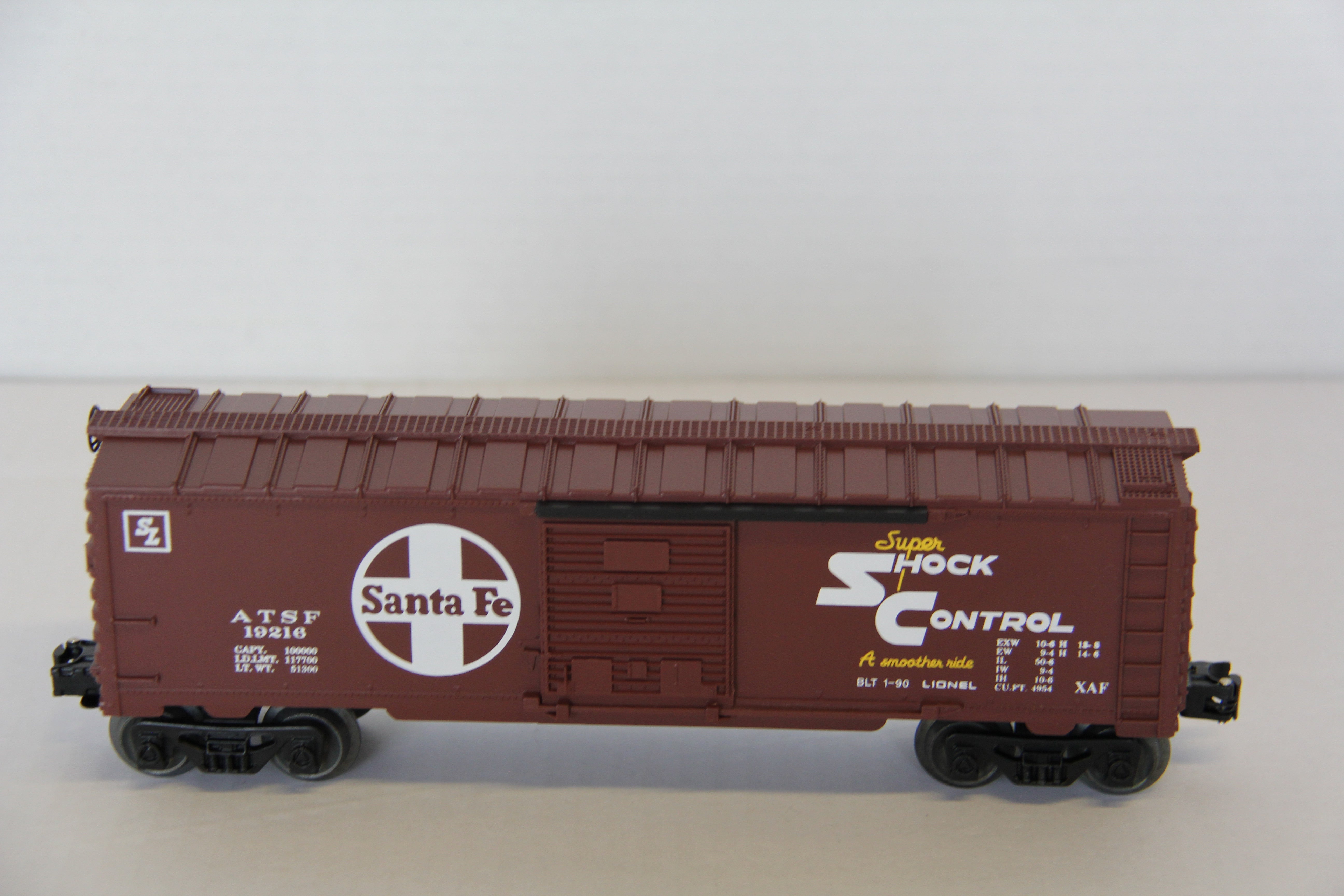 Lionel 6-19216 Santa Fe Boxcar-Second hand-M7492