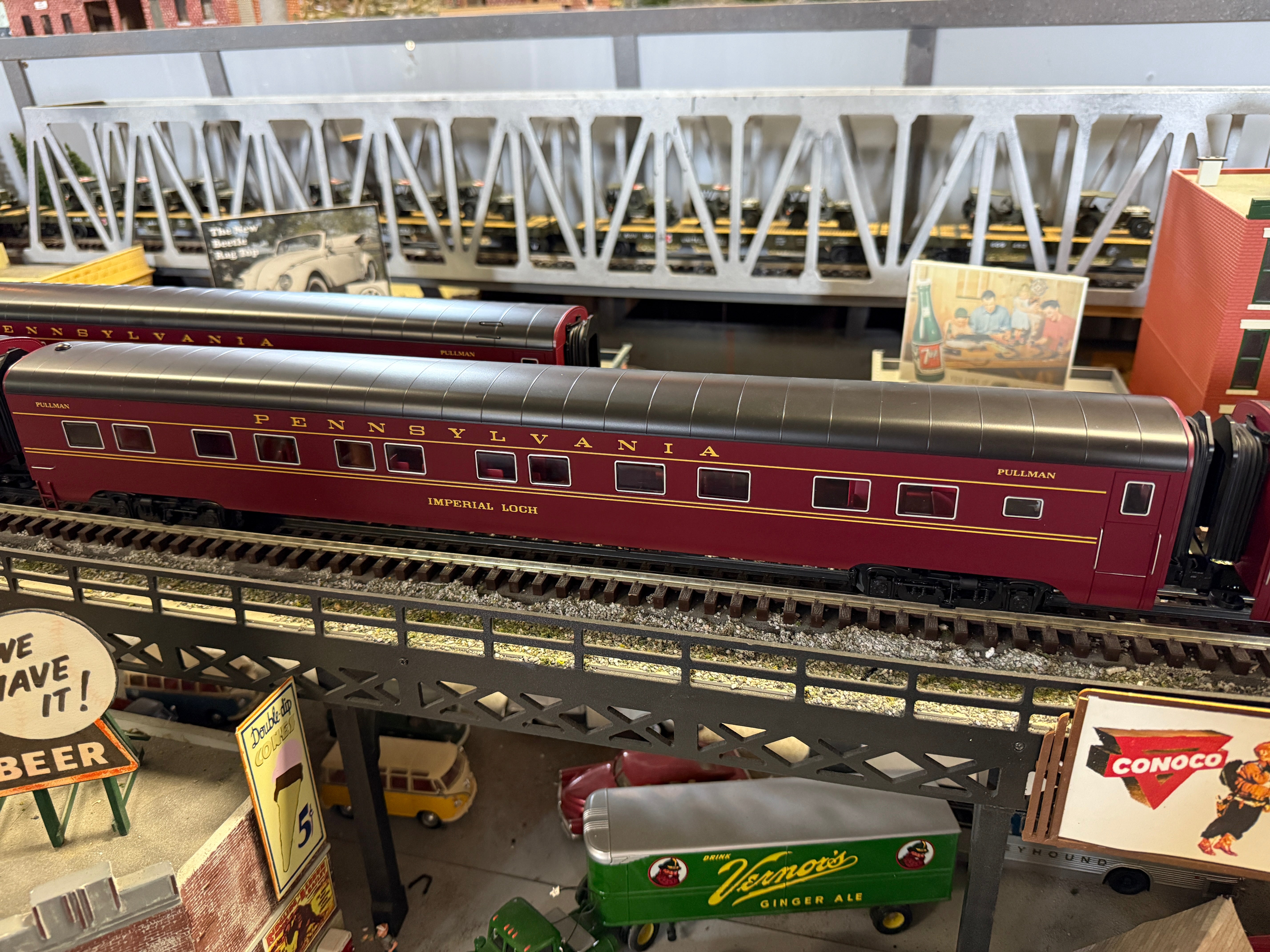 Lionel 2527050 - 21" Passenger Car Set "Pennsylvania" Spirit of St Louis (4-Car)