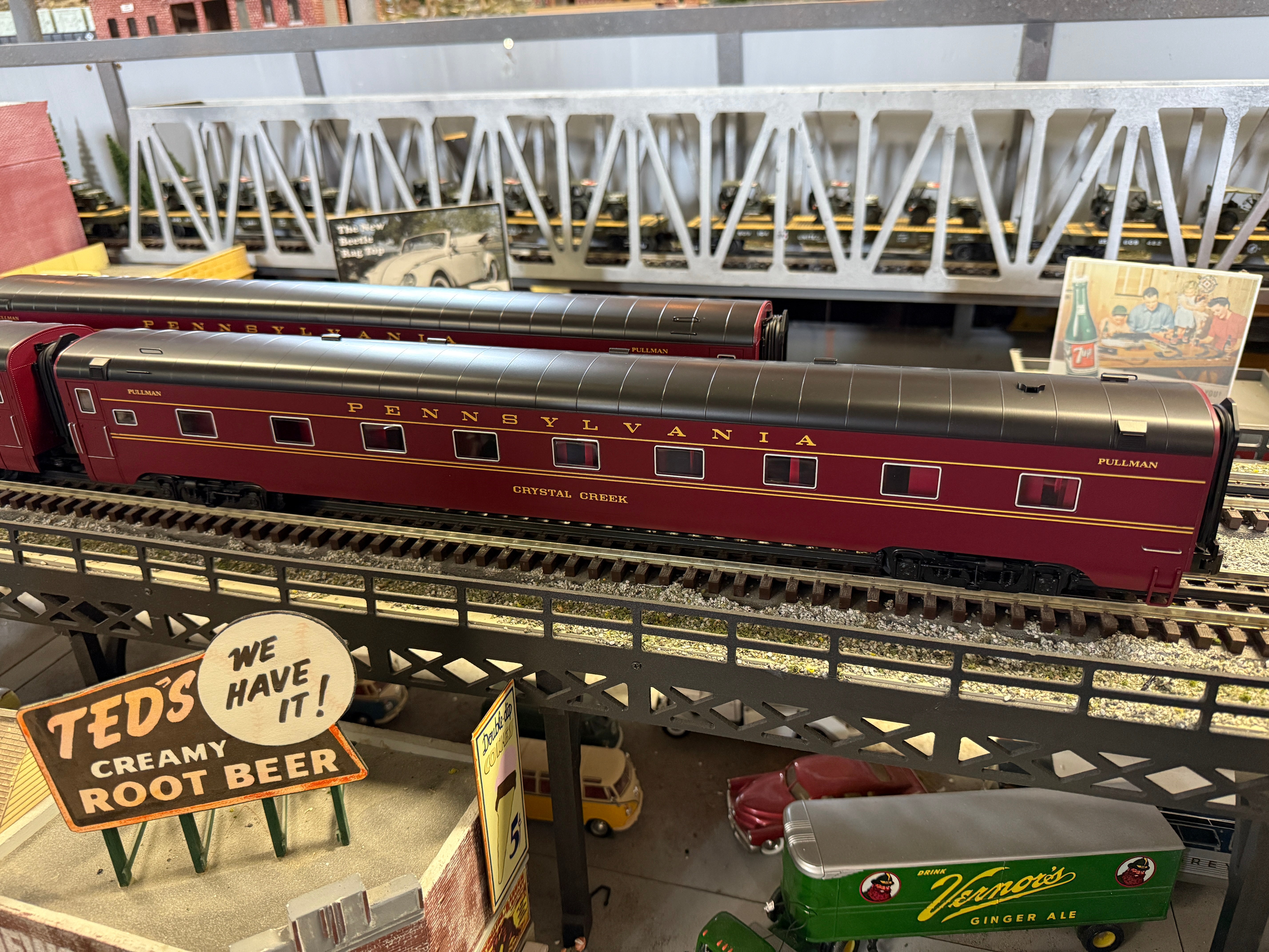 Lionel 2527050 - 21" Passenger Car Set "Pennsylvania" Spirit of St Louis (4-Car)