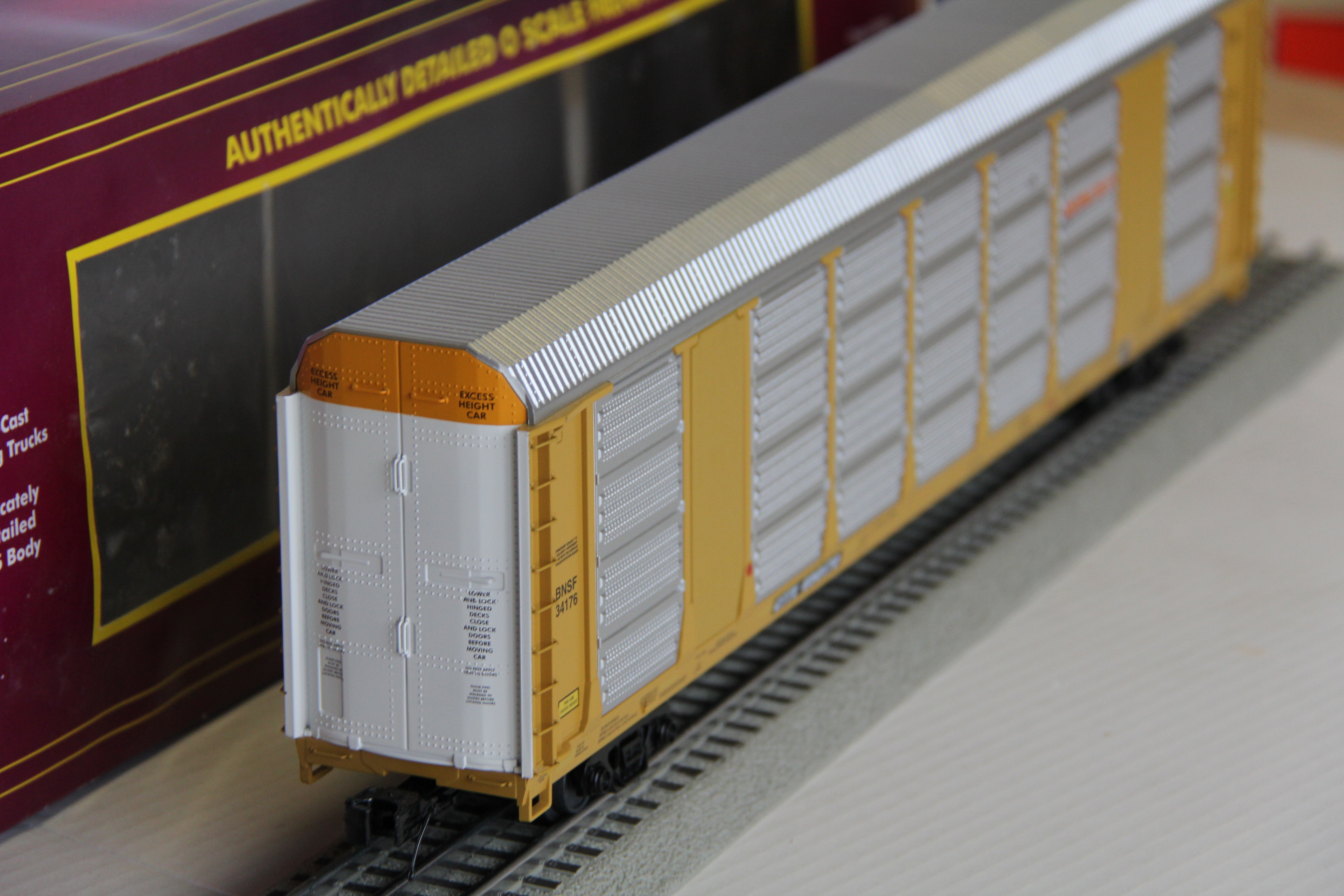 MTH 20-95150 BNSF #690170 Corrugated Auto Carrier-Second hand-M4101