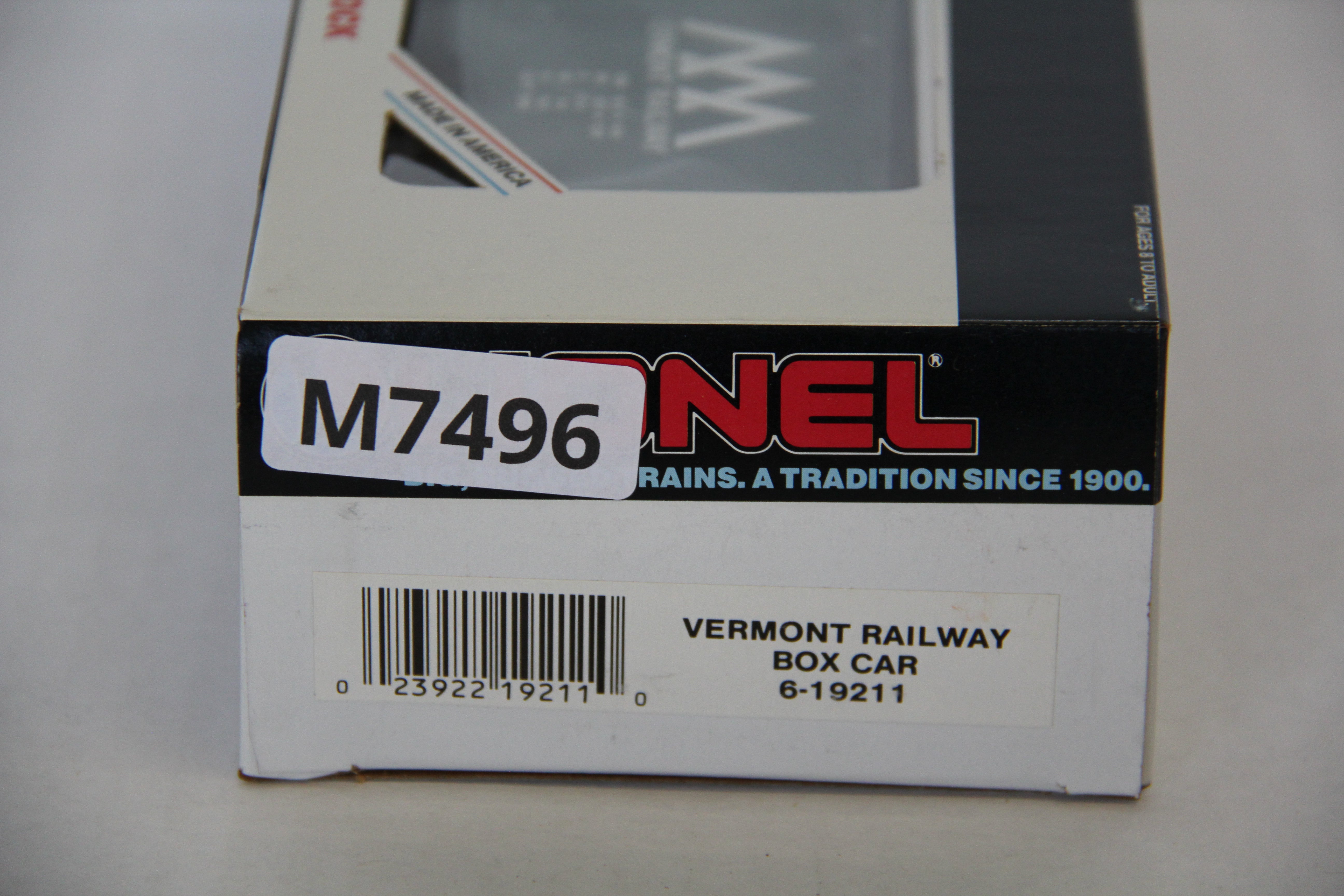 Lionel 6-19211 Vermont Railway Boxcar-Second hand-M7496