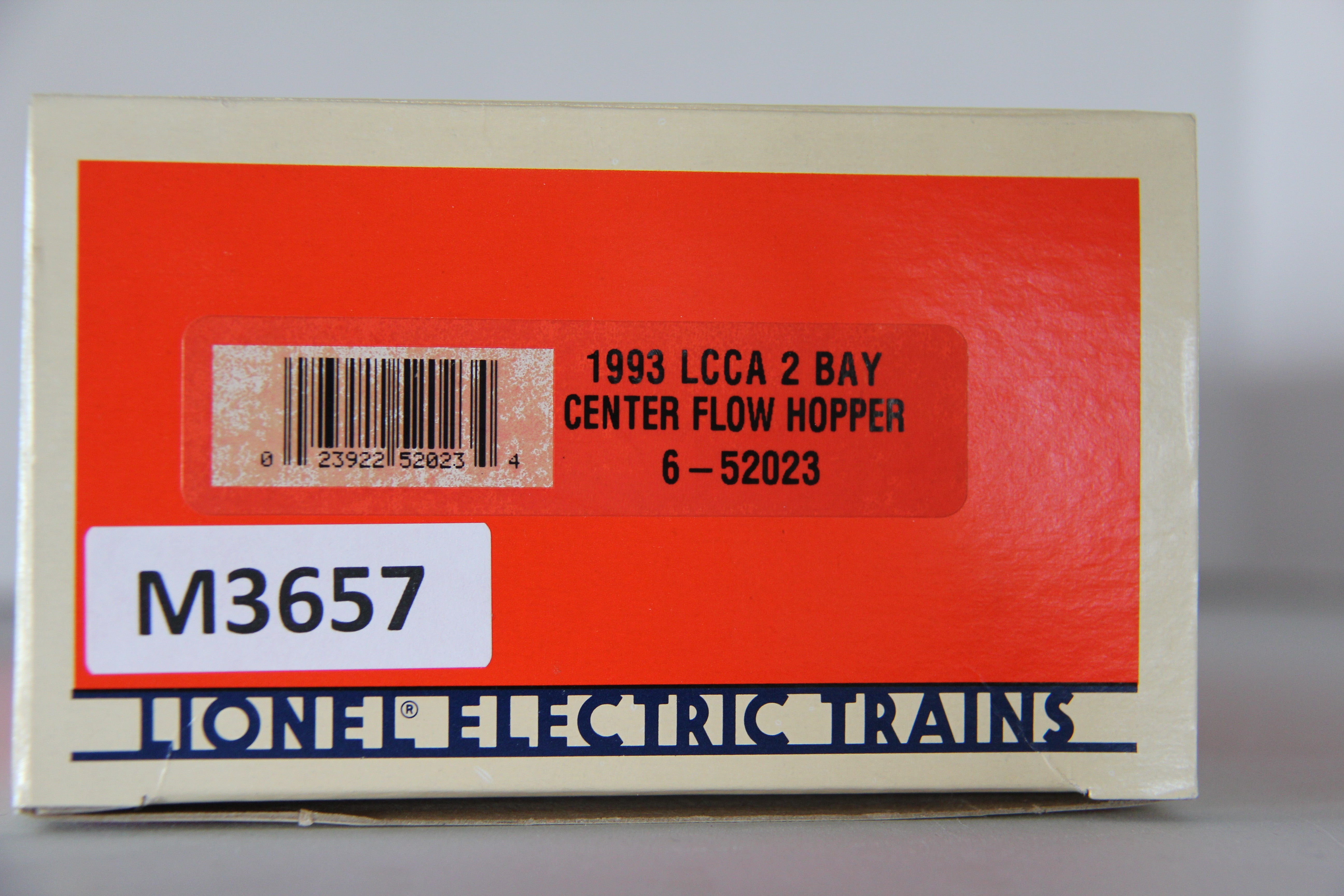 Lionel 6-52023-1993 LCCA 2 Bay Center Flow Hopper-Second hand-M3657