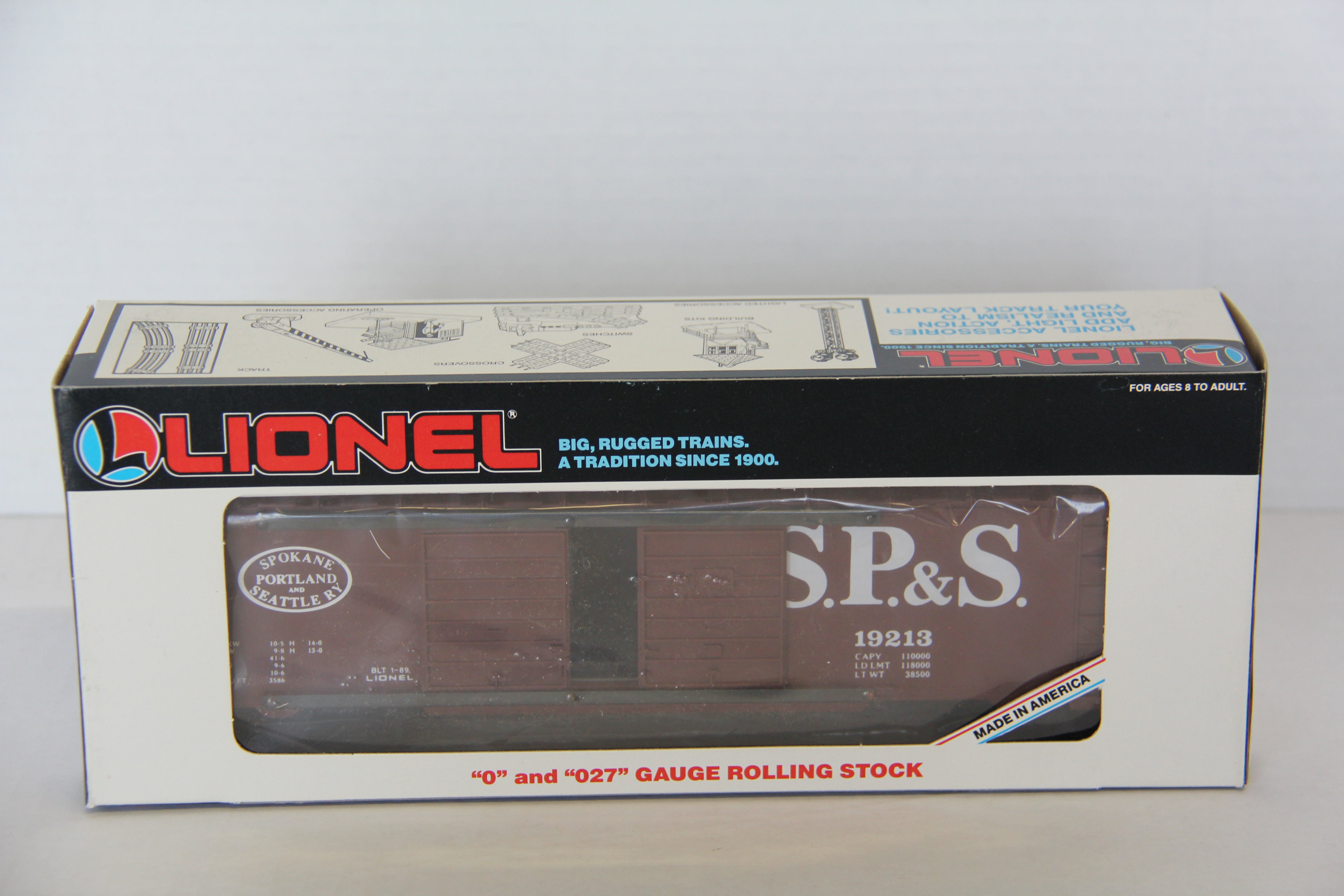 Lionel 6-19213 Spokane, Portland & Seattle Double Door Boxcar-Second hand-M7497