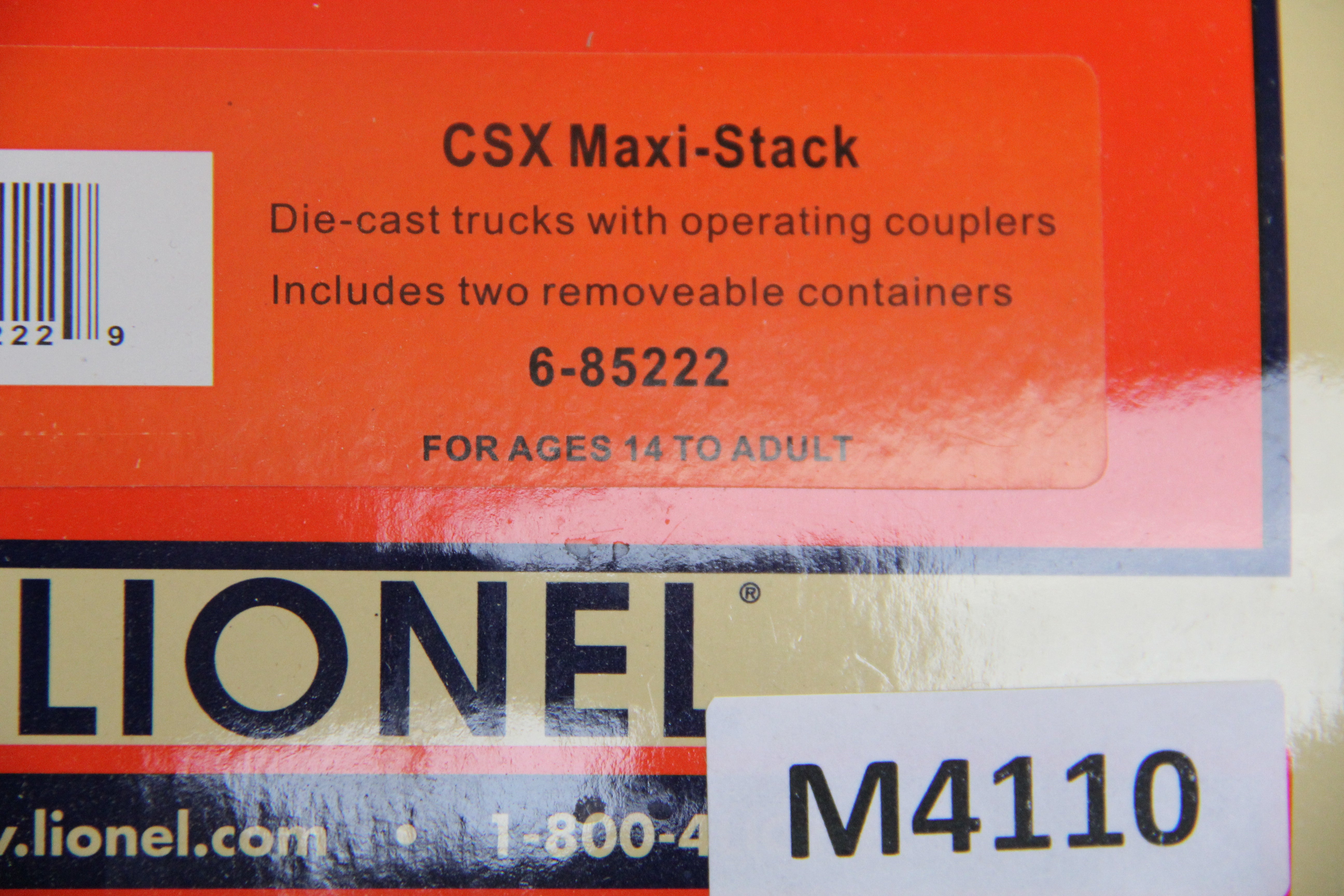 Lionel 6-85222 CSX Maxi-Stack-Second hand-M4110