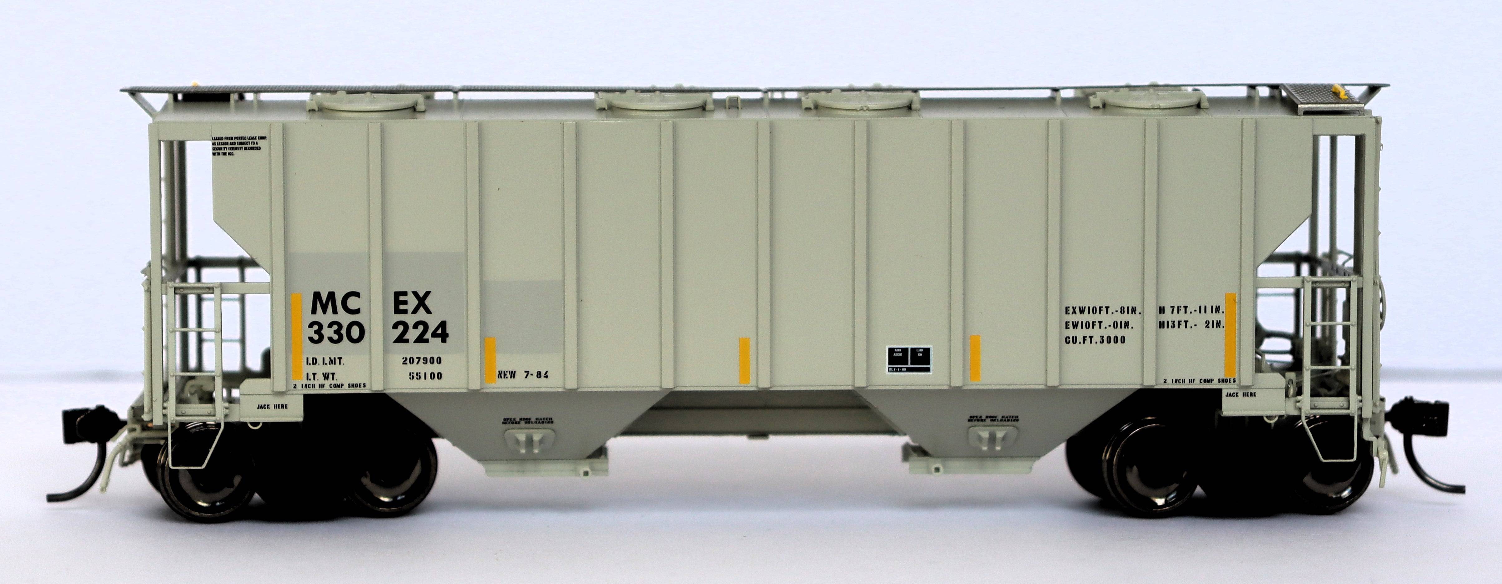 Atlas HO 20007120 - Portec 3000 Covered Hopper "Midwest Railcar" #330242 [MCEX]