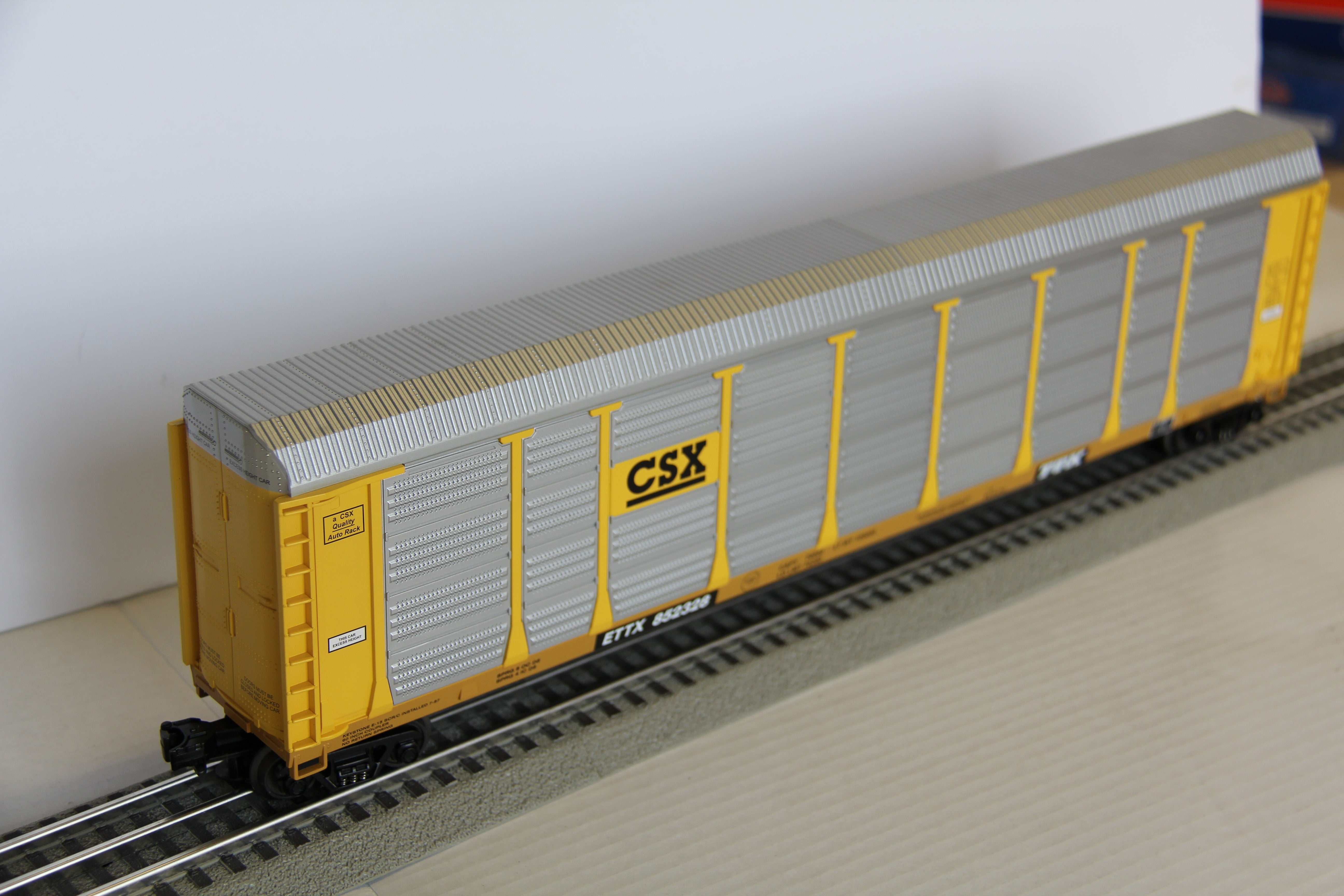 MTH 20-98257 CSX Corrugated Auto Carrier-Second hand-M4120
