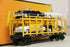 Rail King 30-76879 Chicago North Western Auto Carrier Flat Car w. (4) 1949 Cadillac Coupe de Villes-Second hand-M6239