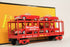 Rail King 30-76877 Southern Pacific Auto Carrier Flat Car w/ (4) 1955 Ford Thunderbirds-Second hand-M6242