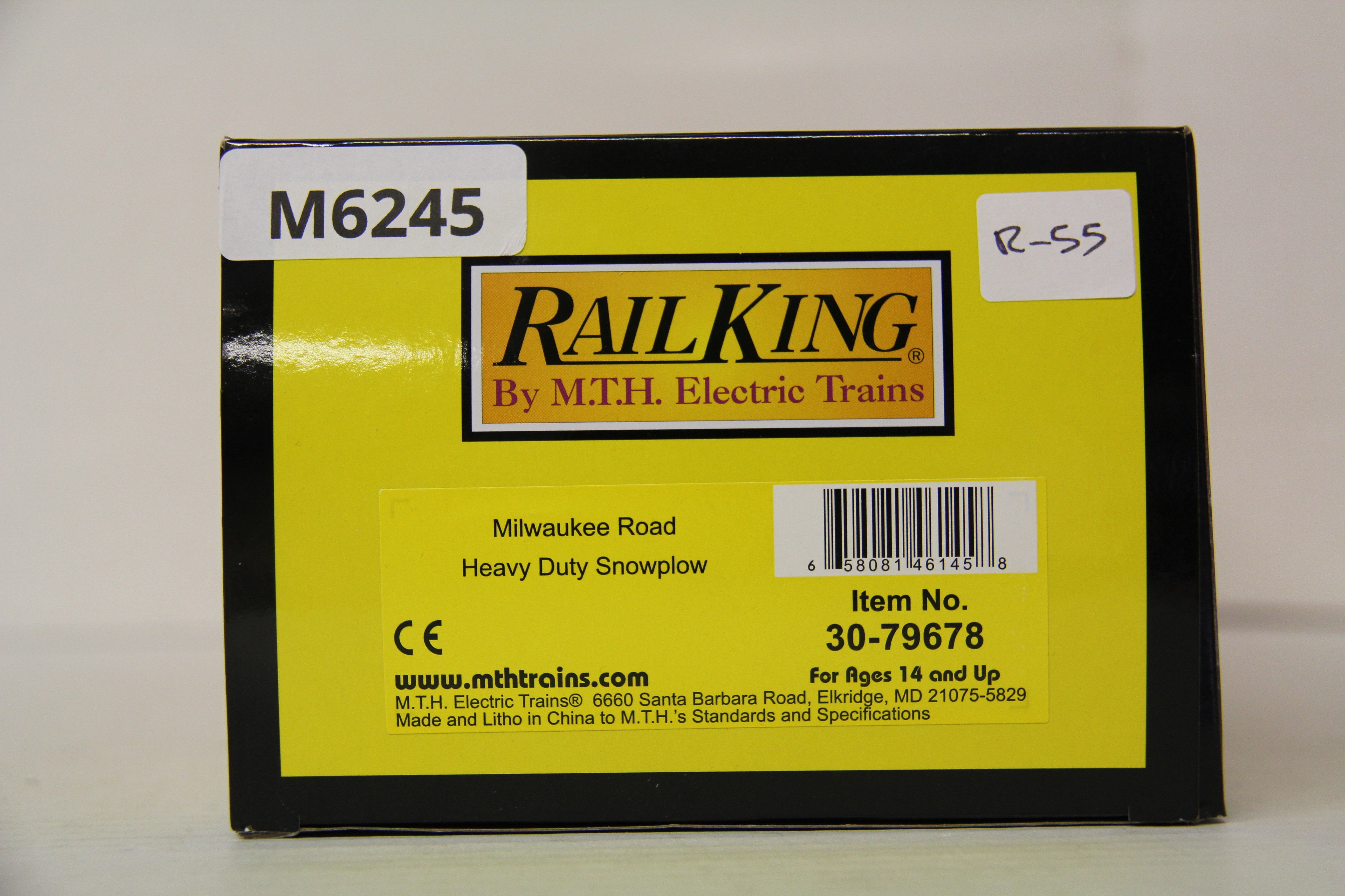 Rail King 30-79678 Milwaukee Road Heavy Duty Snowplow-Second hand-M6245