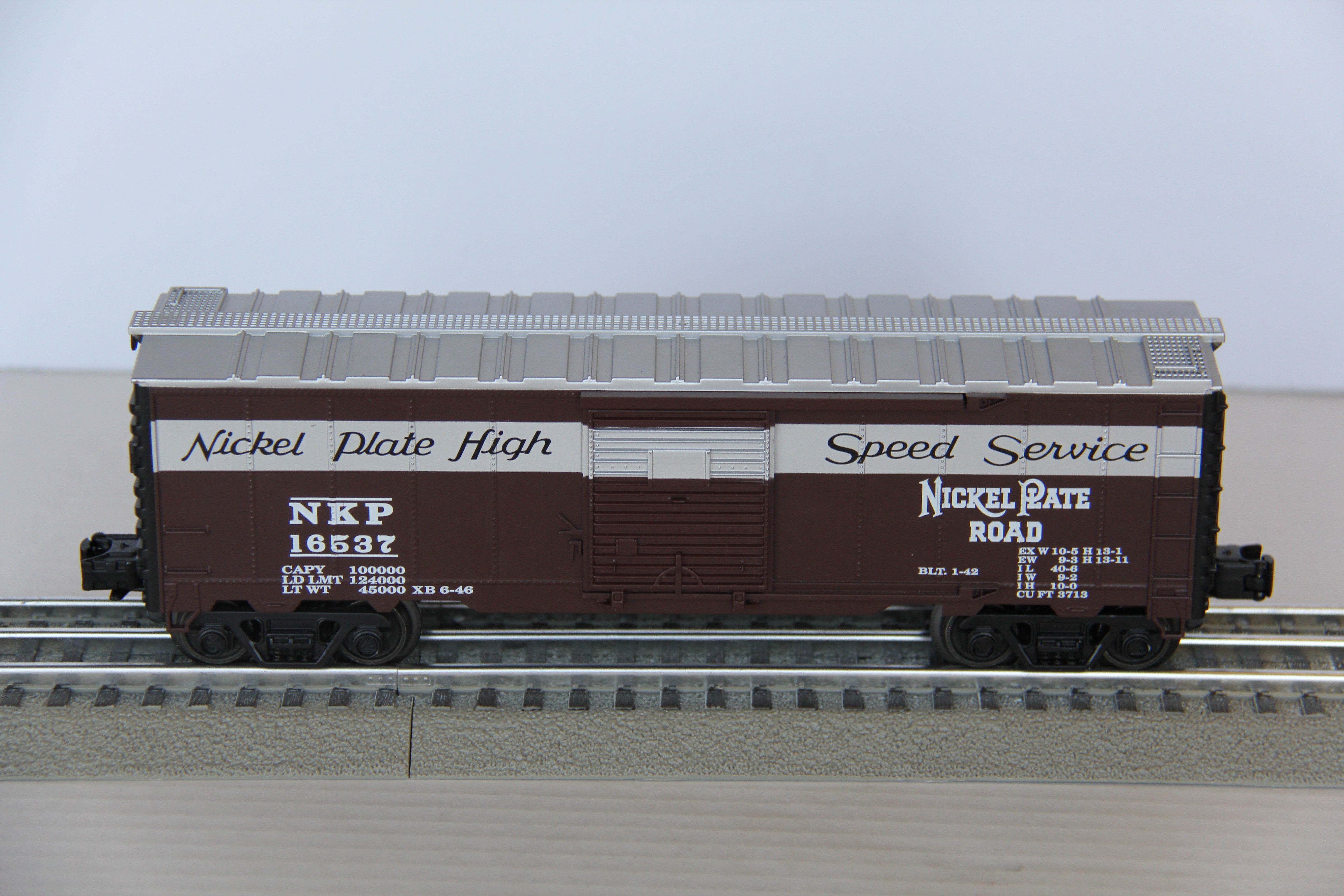 Industrial Rail #1009 Nickle Plate Road O27 Boxcar-Second hand-M4142