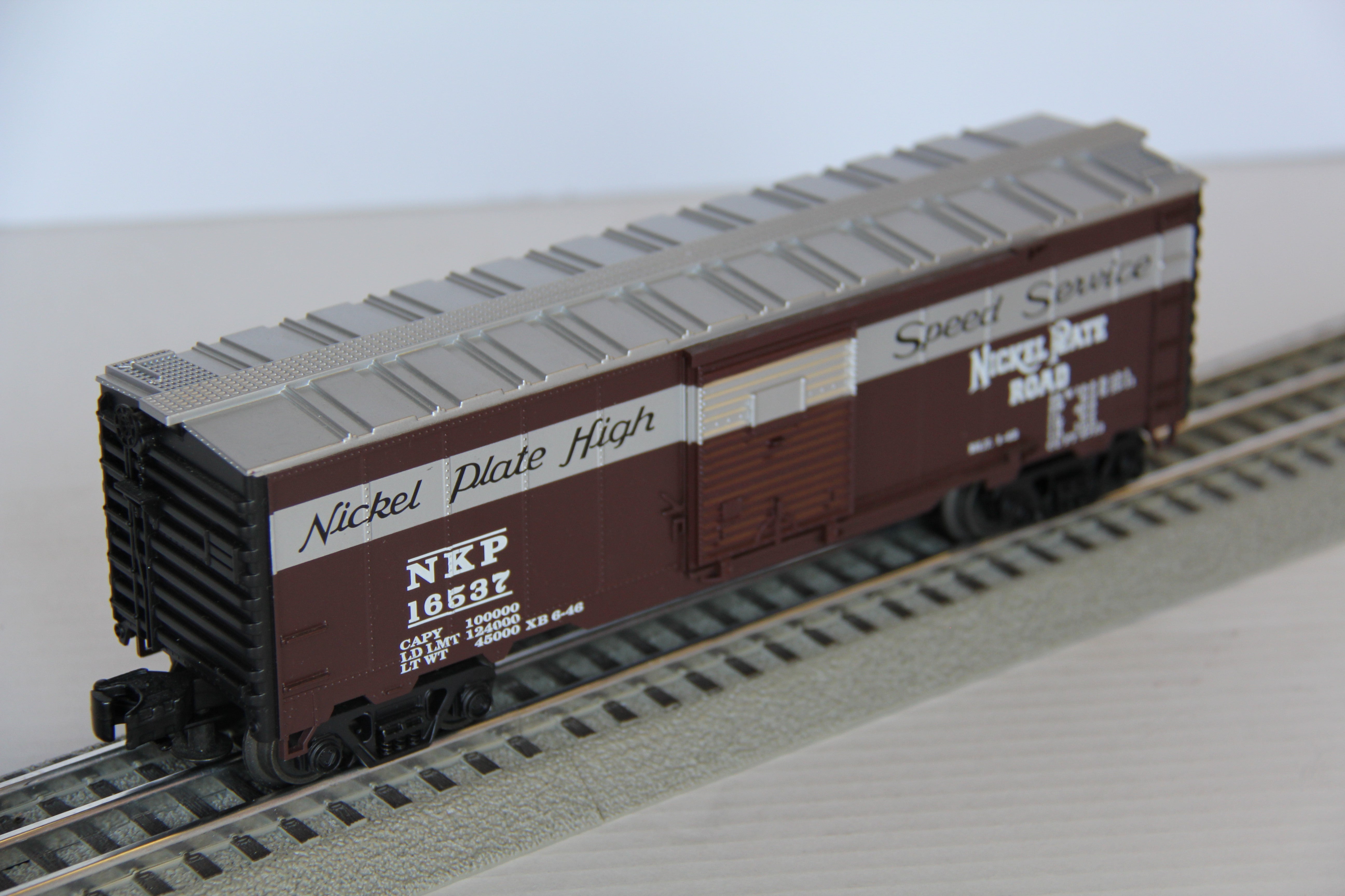 Industrial Rail #1009 Nickle Plate Road O27 Boxcar-Second hand-M4142