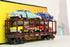 Rail King 30-7628 MTH Auto Transport Flat Car w. Ertl 1952 Cadillac & 1949 Ford Coupe-Second hand-M6249