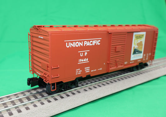 Lionel 2426080 - PatriotSounds PS-1 Boxcar "Union Pacific WWII" #14414 (Tanks Don't Fight) - MrMuffin'sTrains