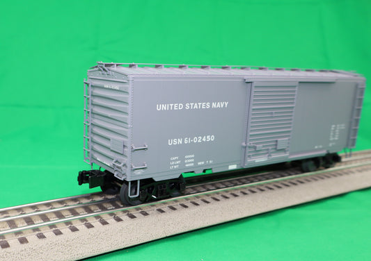 Lionel 2426110 - PatriotSounds PS-1 Boxcar "U.S. Navy" #61-02450 - MrMuffin'sTrains