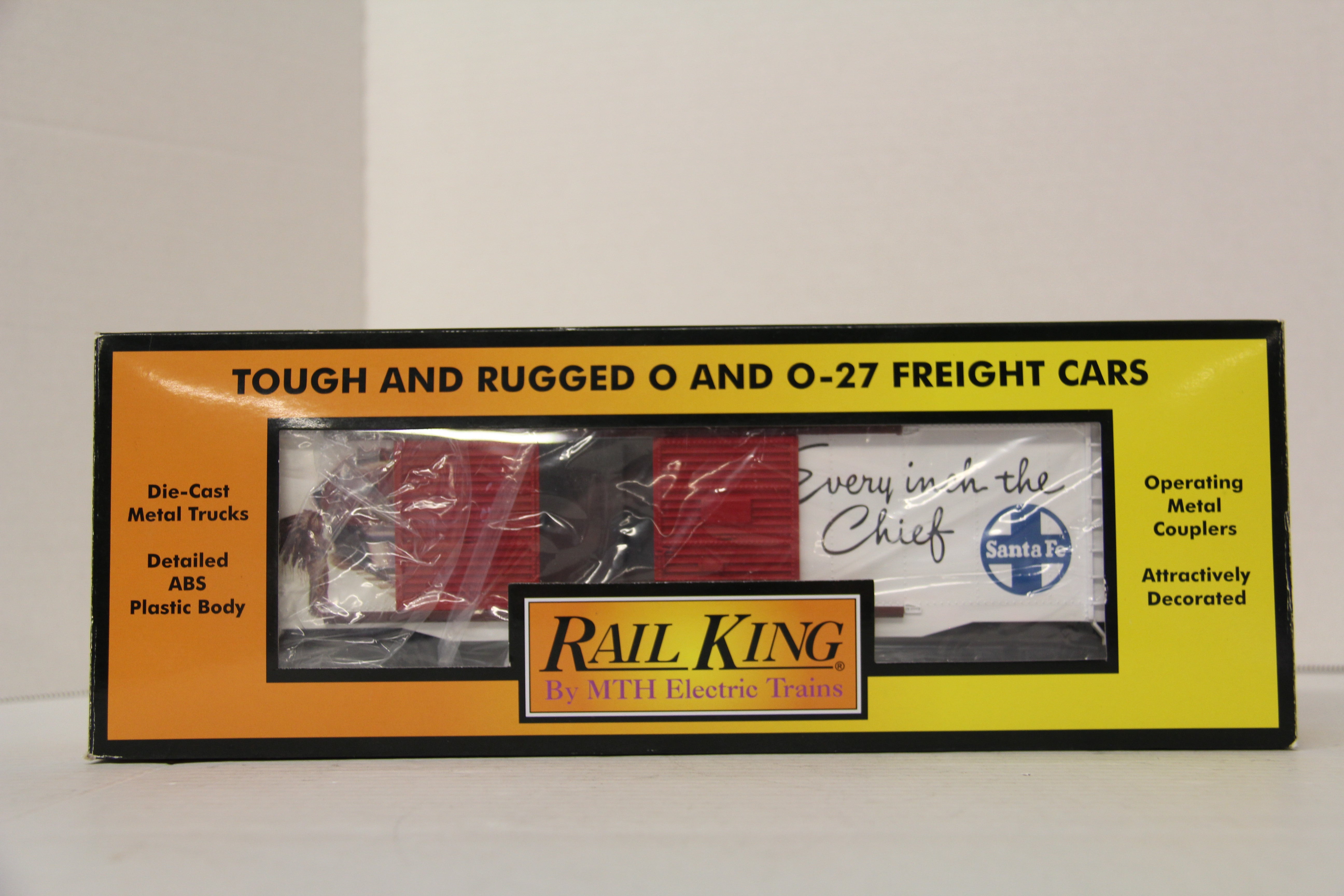 Rail King 30-74947 Santa Fe 40' Double Door Box Car-Second hand-M6253