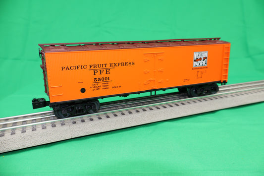 Lionel 2442231 - Woodside Reefer Car "Pacific Fruit Express / Western Pacific" #55001 - MrMuffin'sTrains