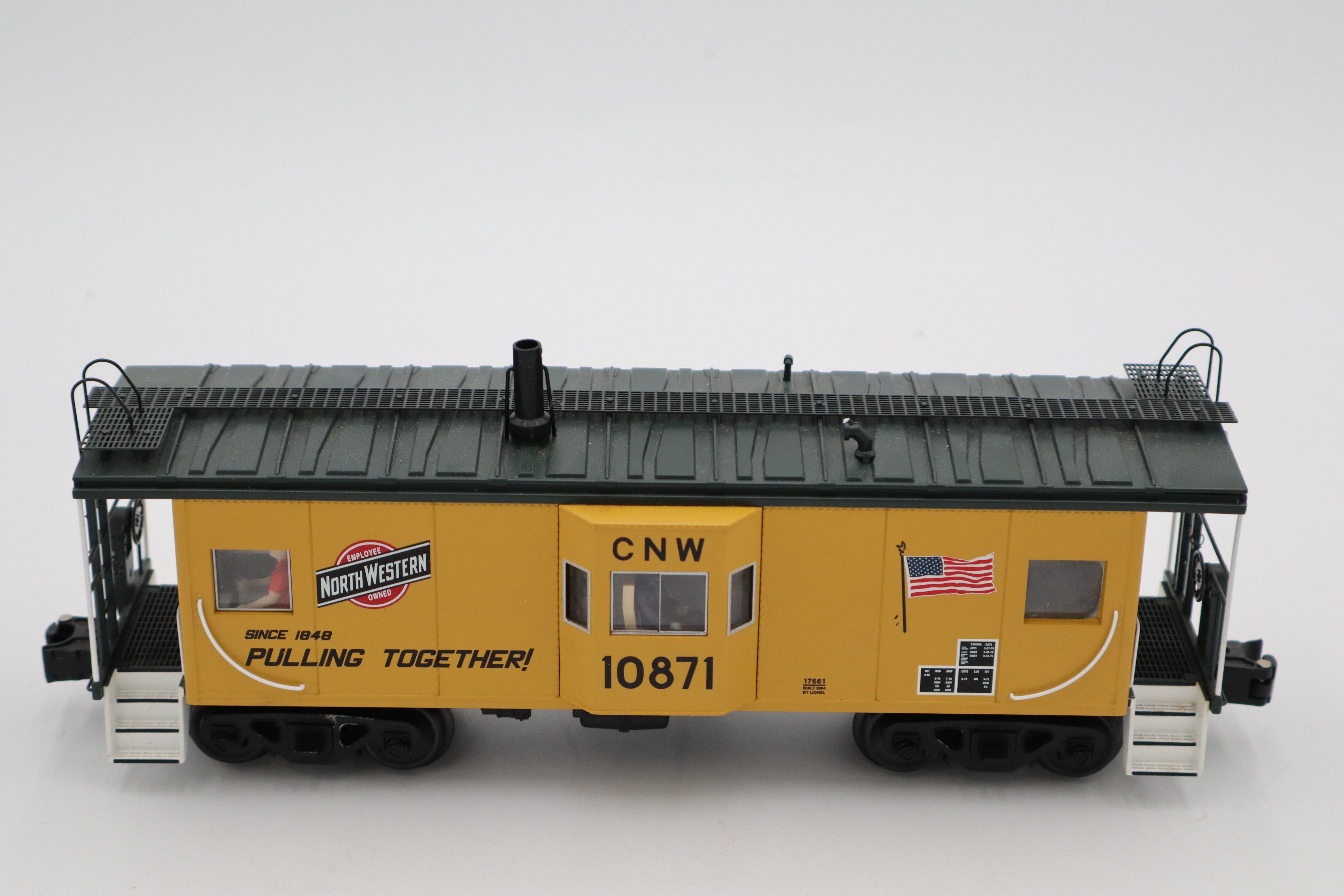Lionel 6-17661 Chicago & North Western Bay Window Caboose-Second hand-M20318