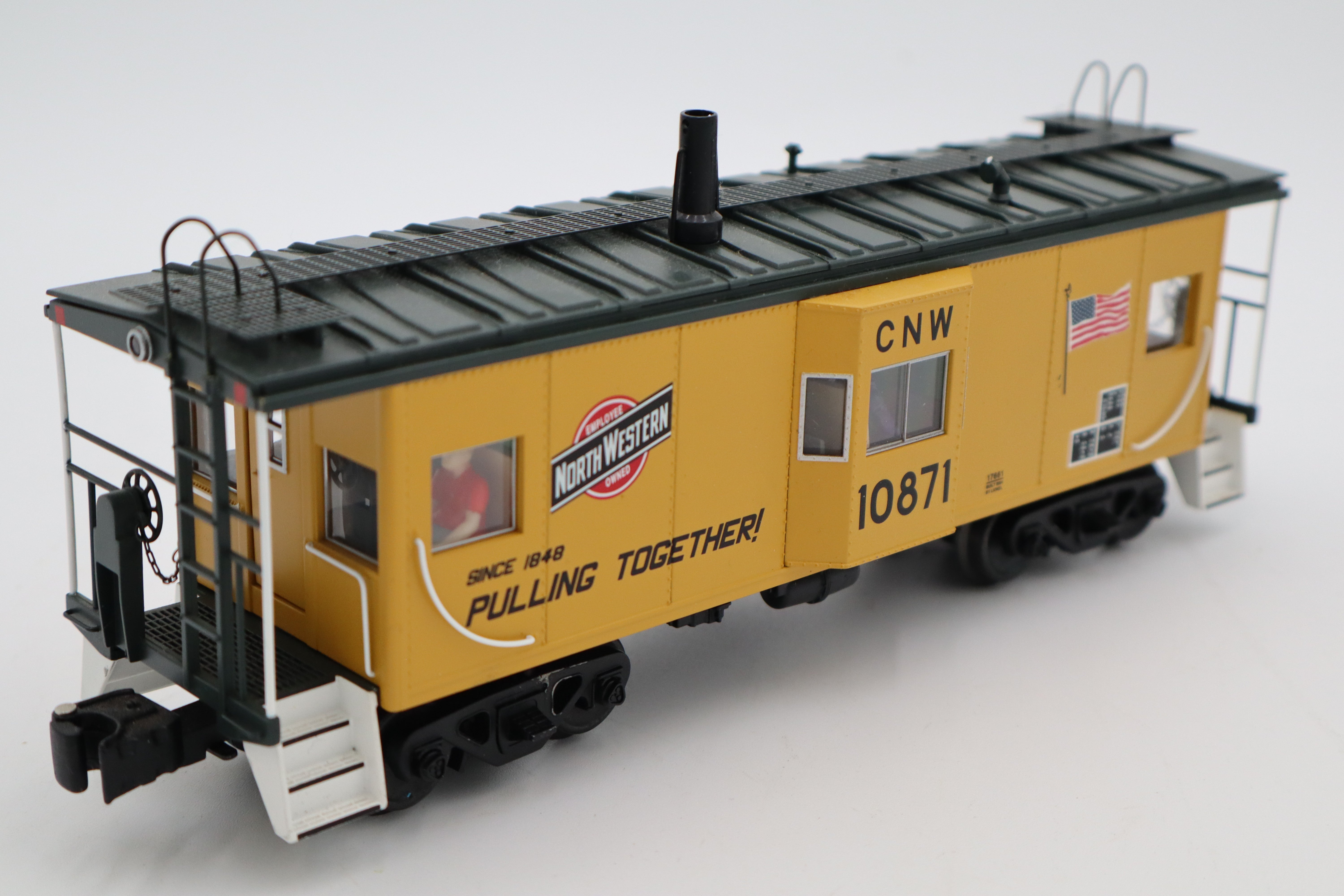 Lionel 6-17661 Chicago & North Western Bay Window Caboose-Second hand-M20318