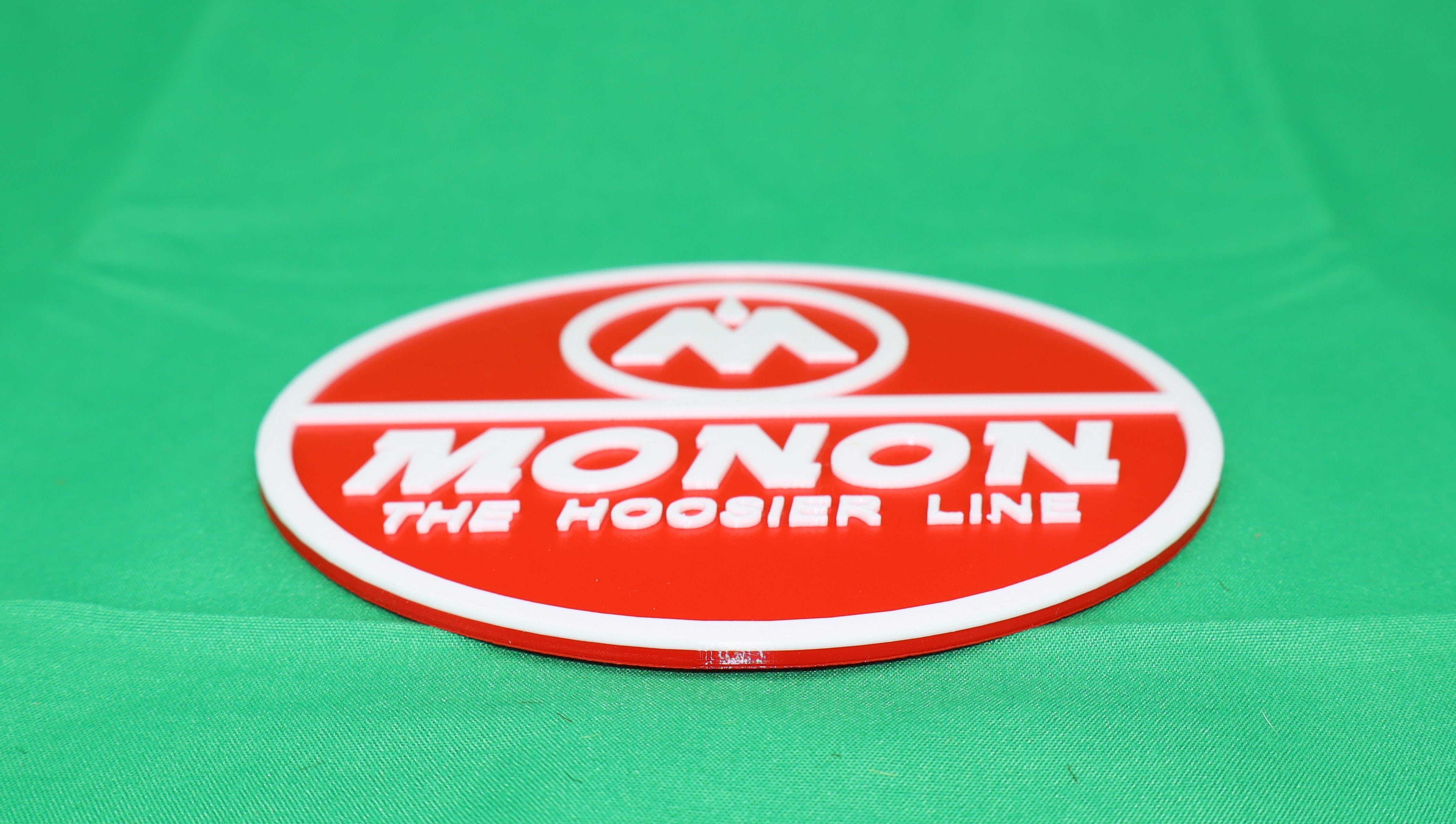 Trackside 3D #01 - 3D Printed Railroad Signs "Monon" (The Hoosier Line)